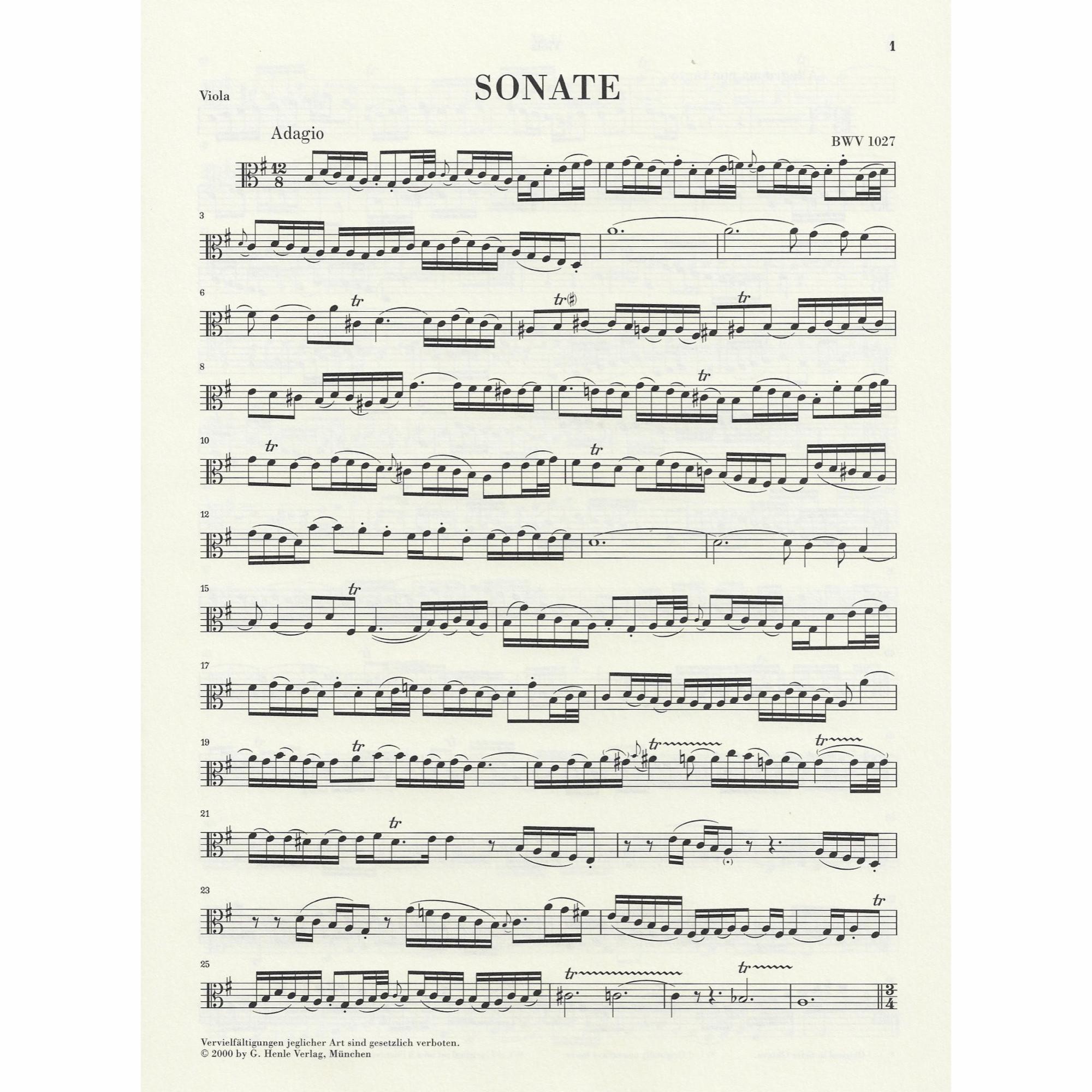 Sample: Urtext Viola Part