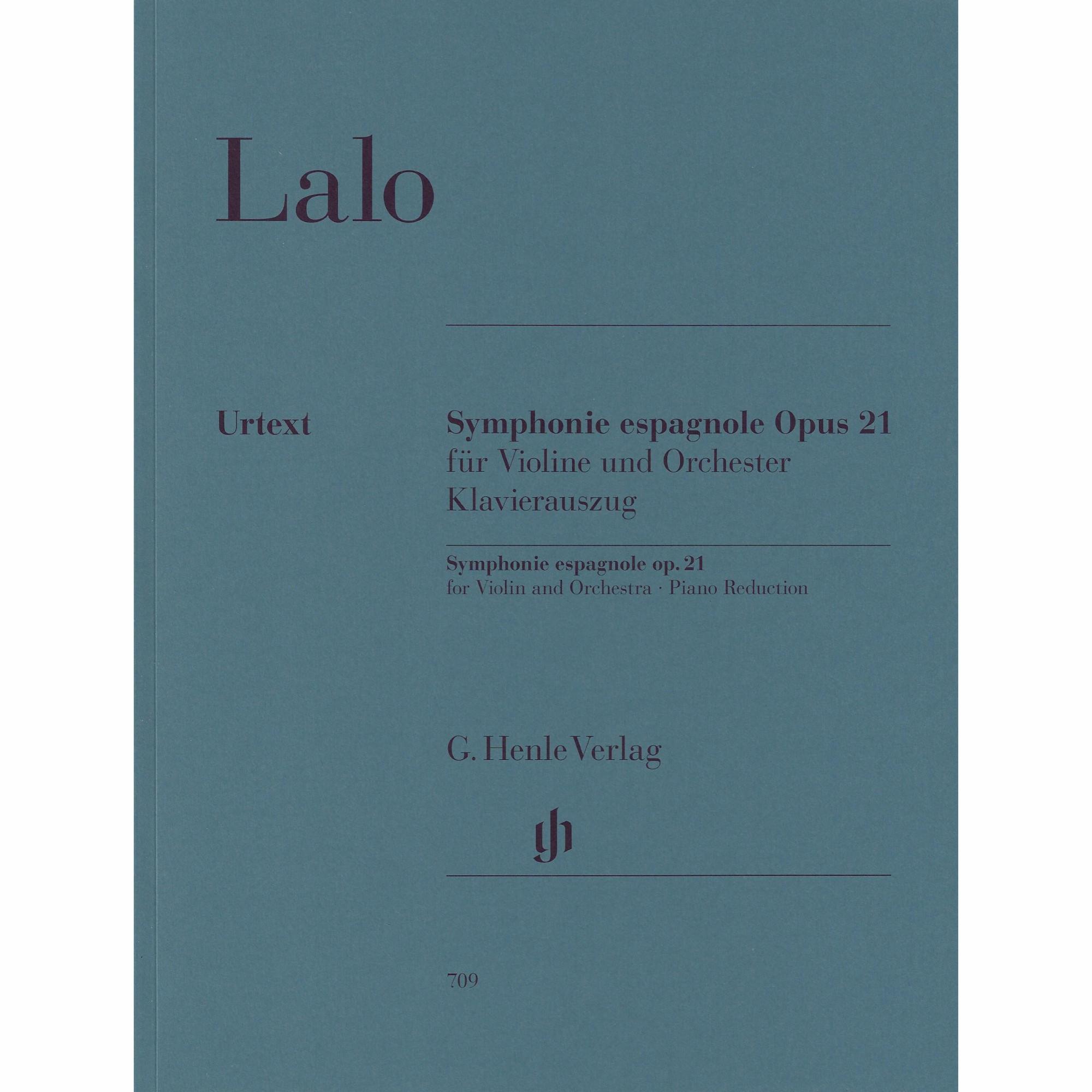 Lalo -- Symphonie espagnole, Op. 21 for Violin and Piano