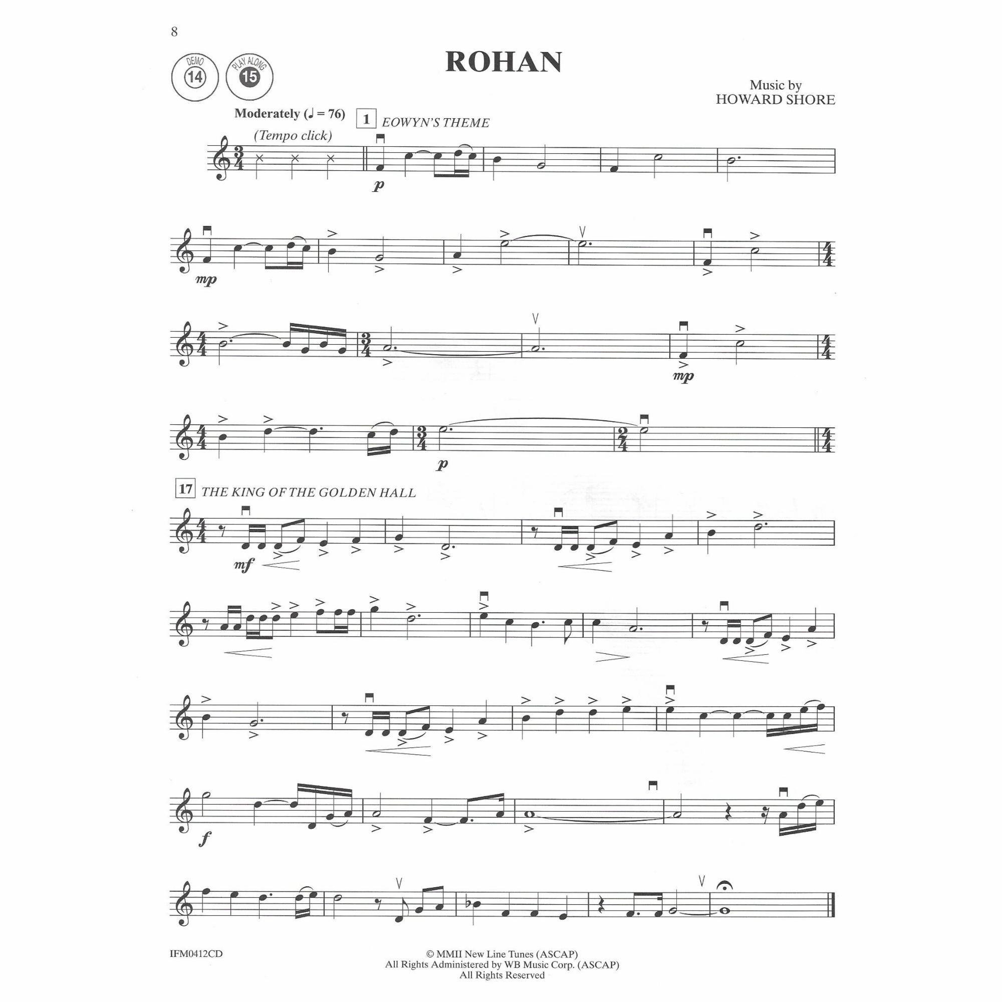 Sample: Violin (Pg. 8)