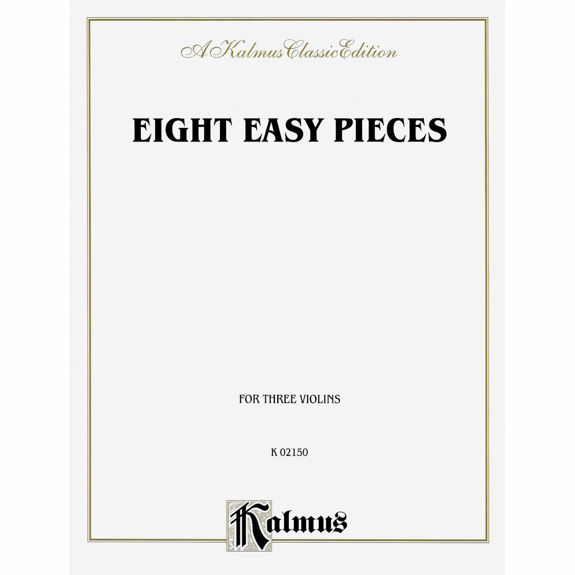 Eight Easy Pieces for Three Violins
