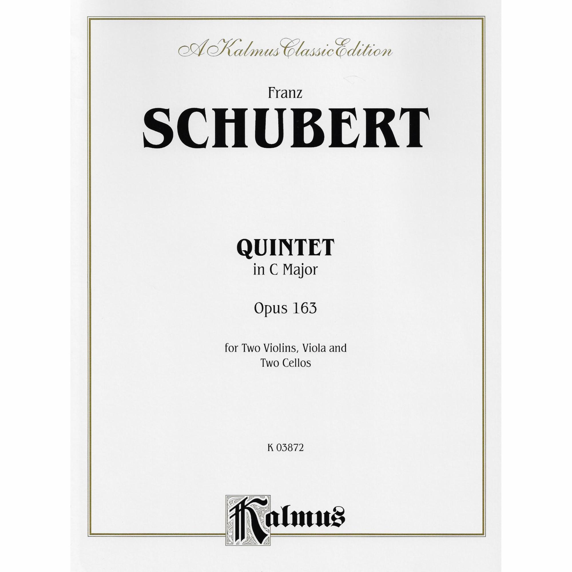 Schubert -- Cello Quintet in C Major, D. 956