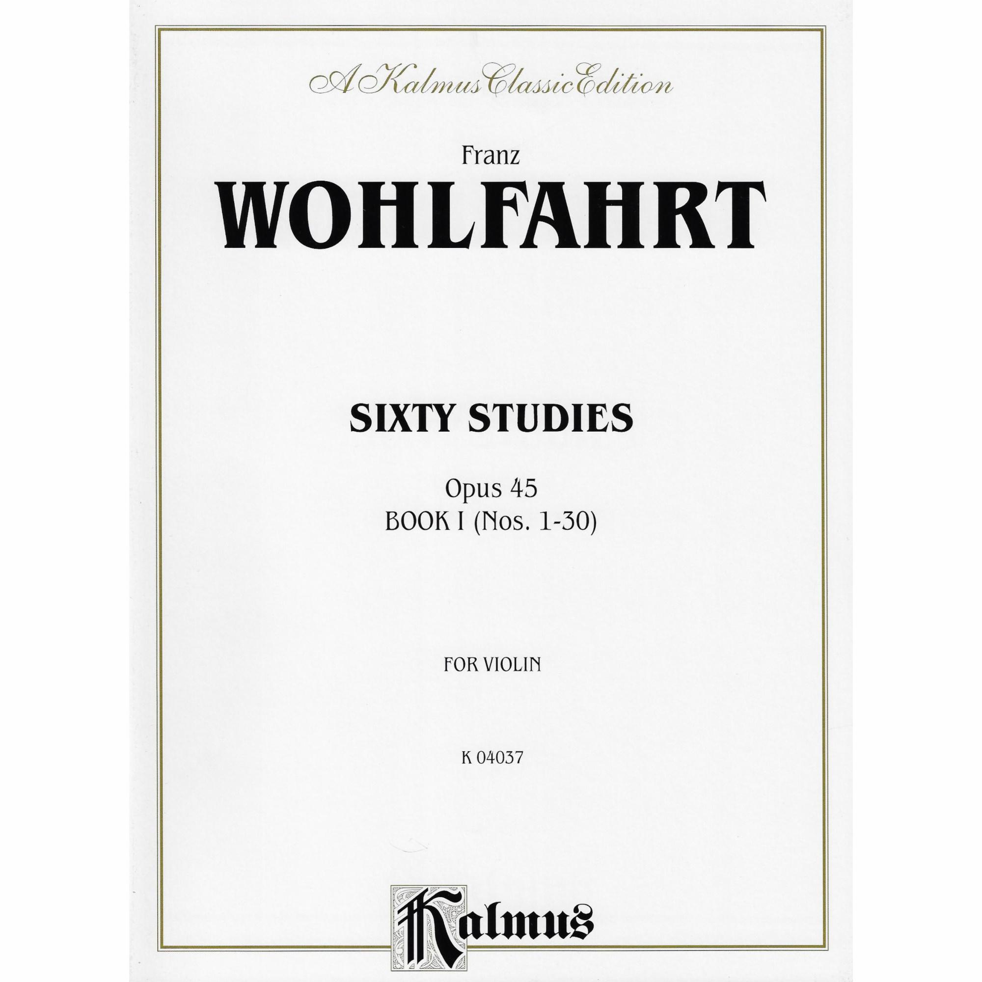 Wohlfahrt -- Sixty Studies, Op. 45, Books 1-2 for Violin