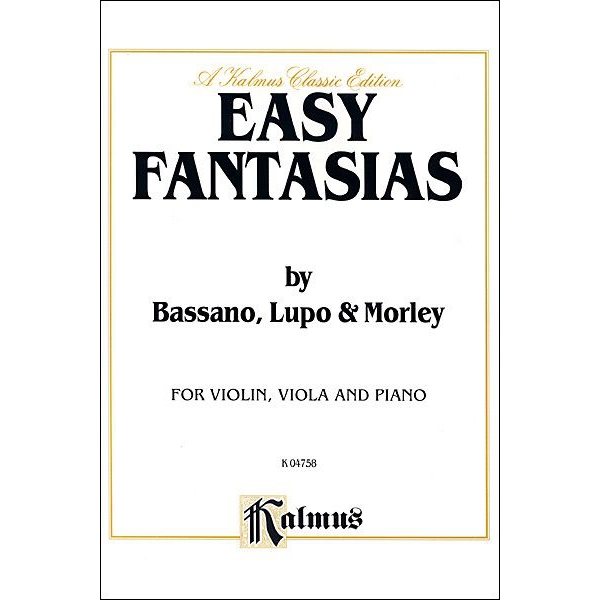 Easy Fantasias for String Trio