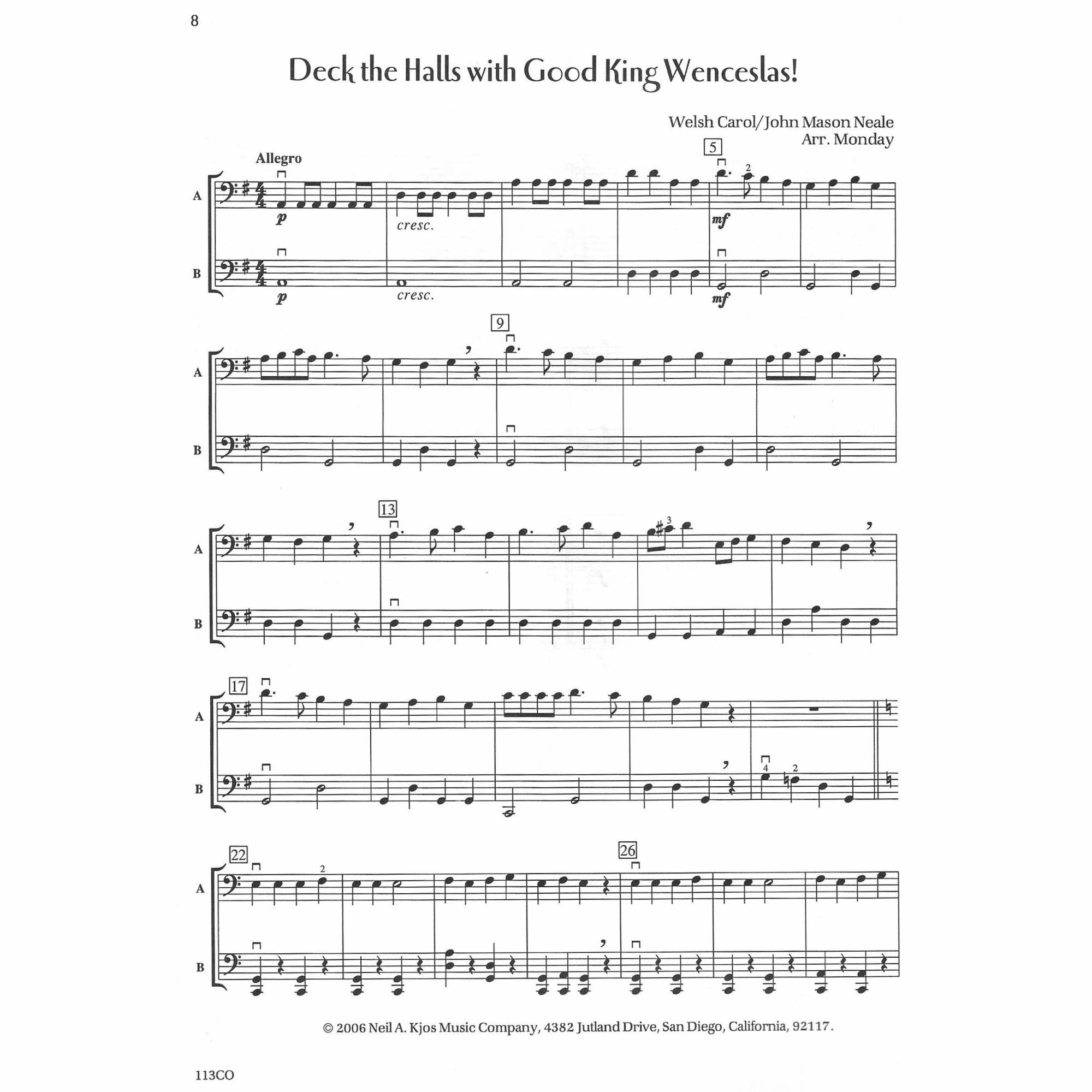 Sample: Cello (Pg. 8)