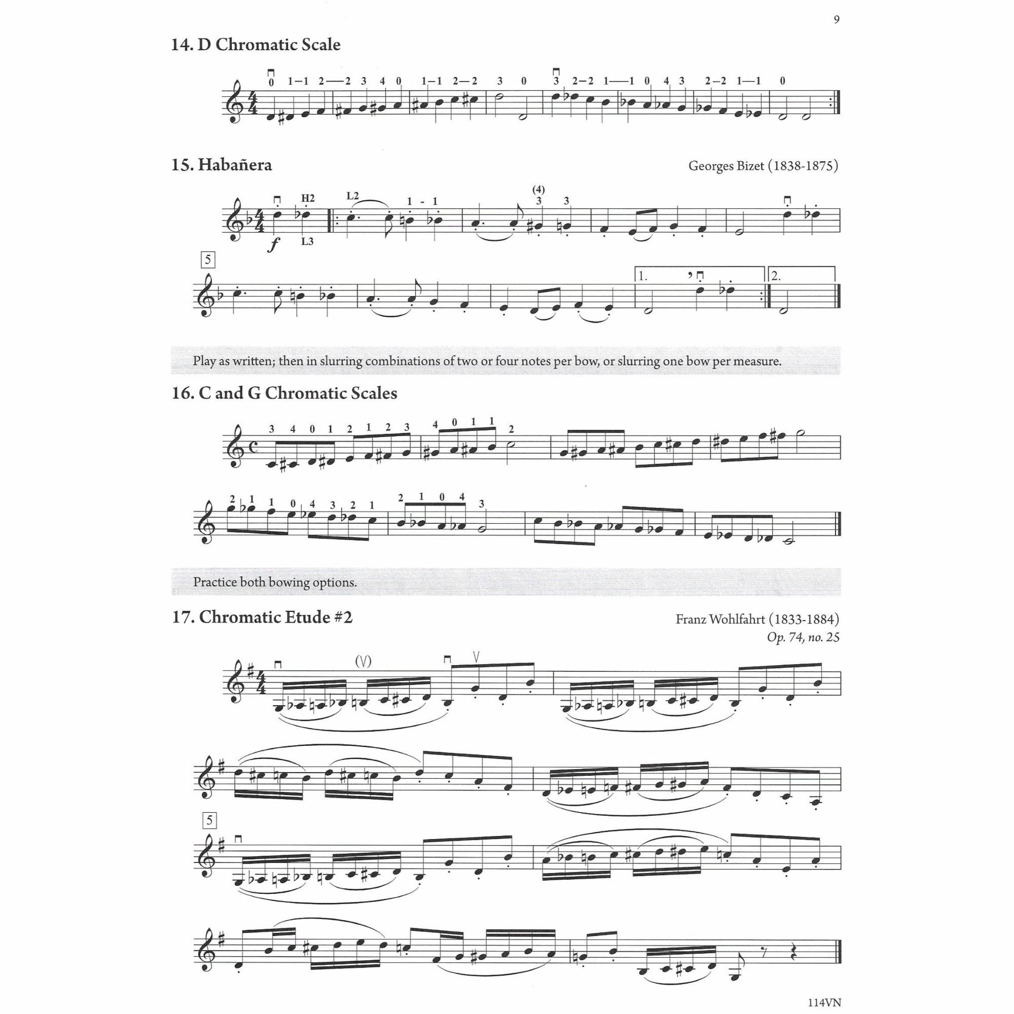 Sample: Violin (Pg. 9)