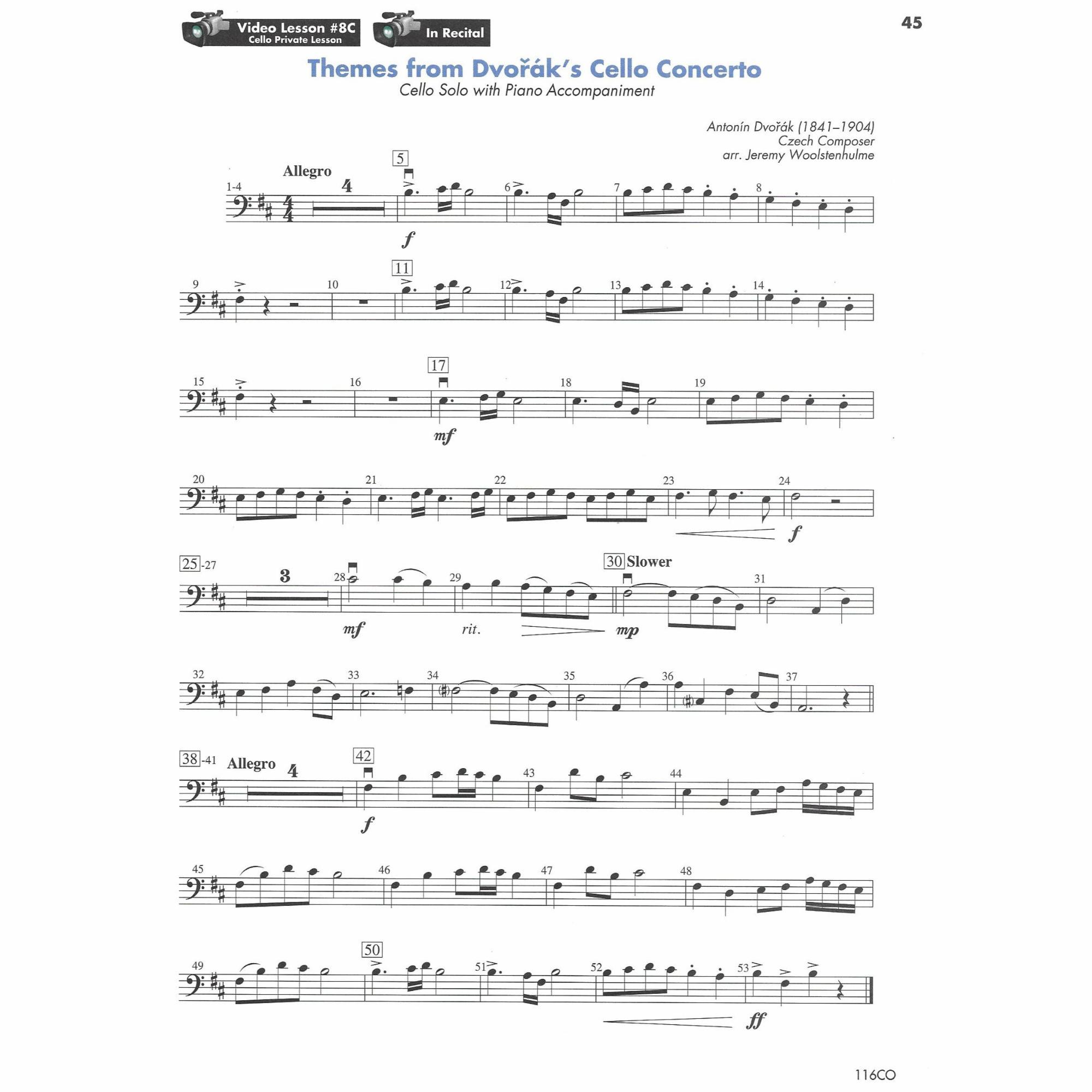 Sample: Cello (Pg. 45)