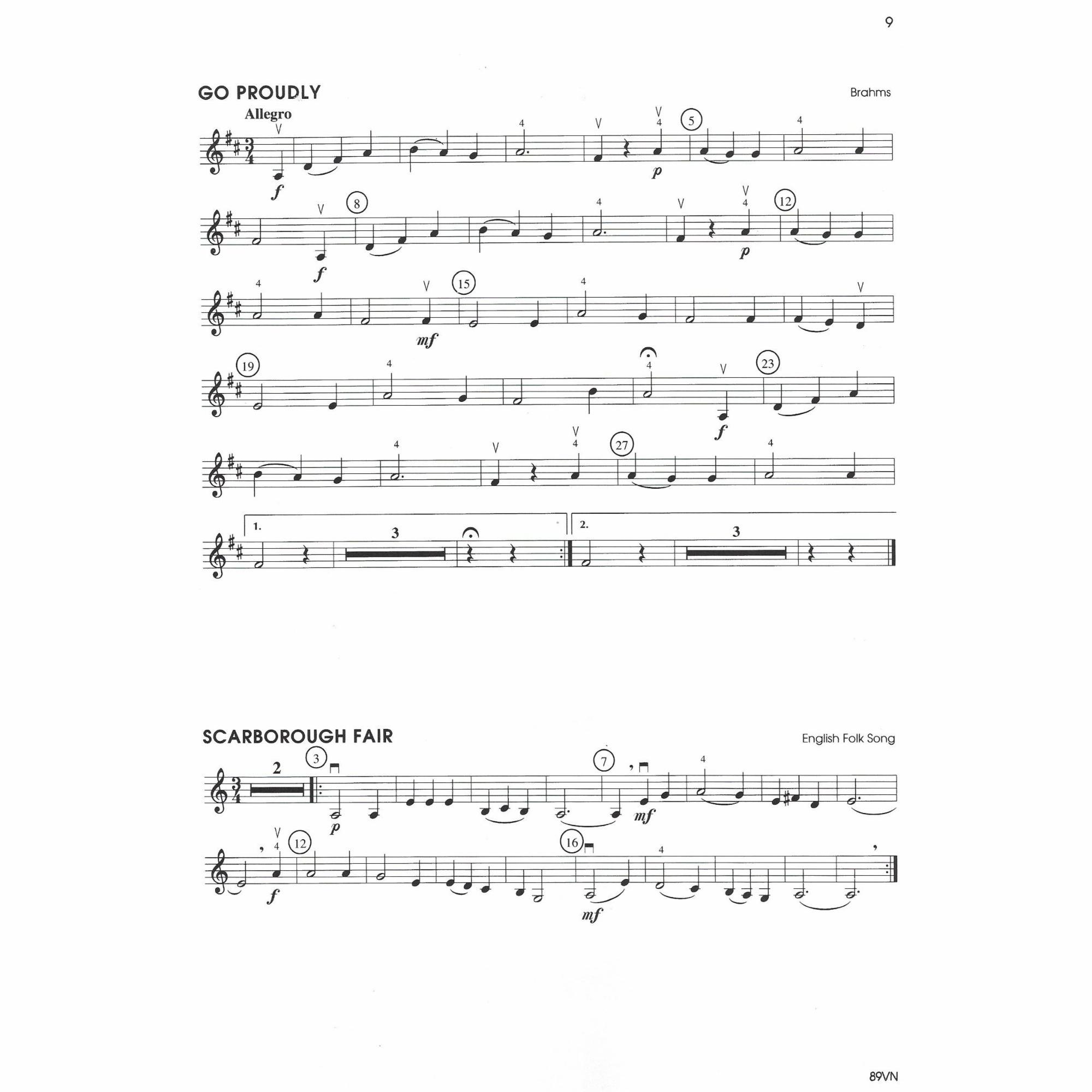 Sample: Violin (Pg. 9)