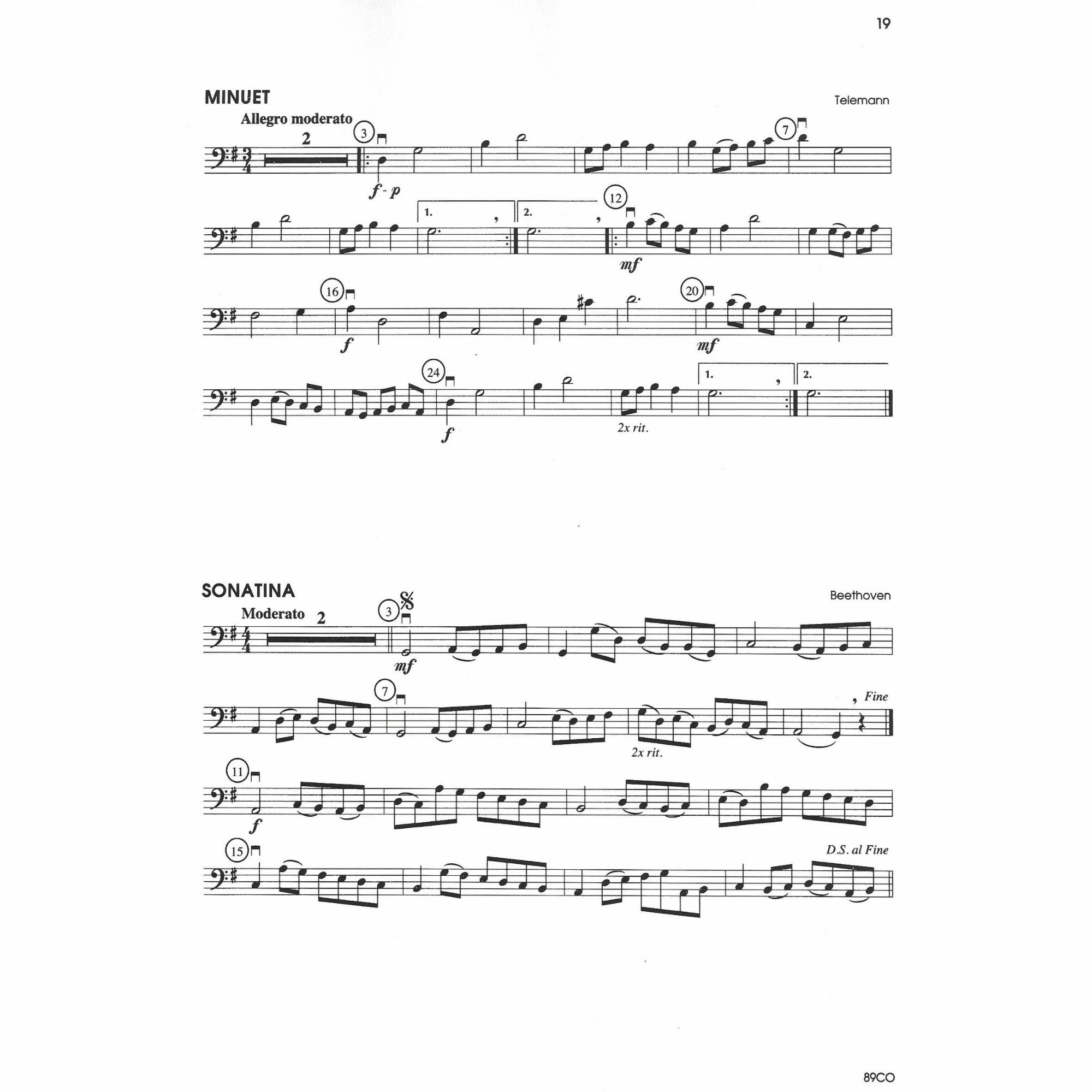 Sample: Cello (Pg. 19)