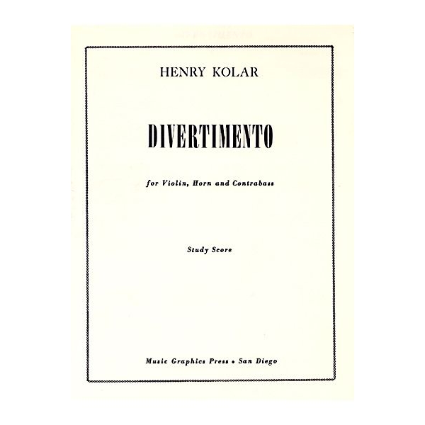Divertimento for Violin, Horn and Bass