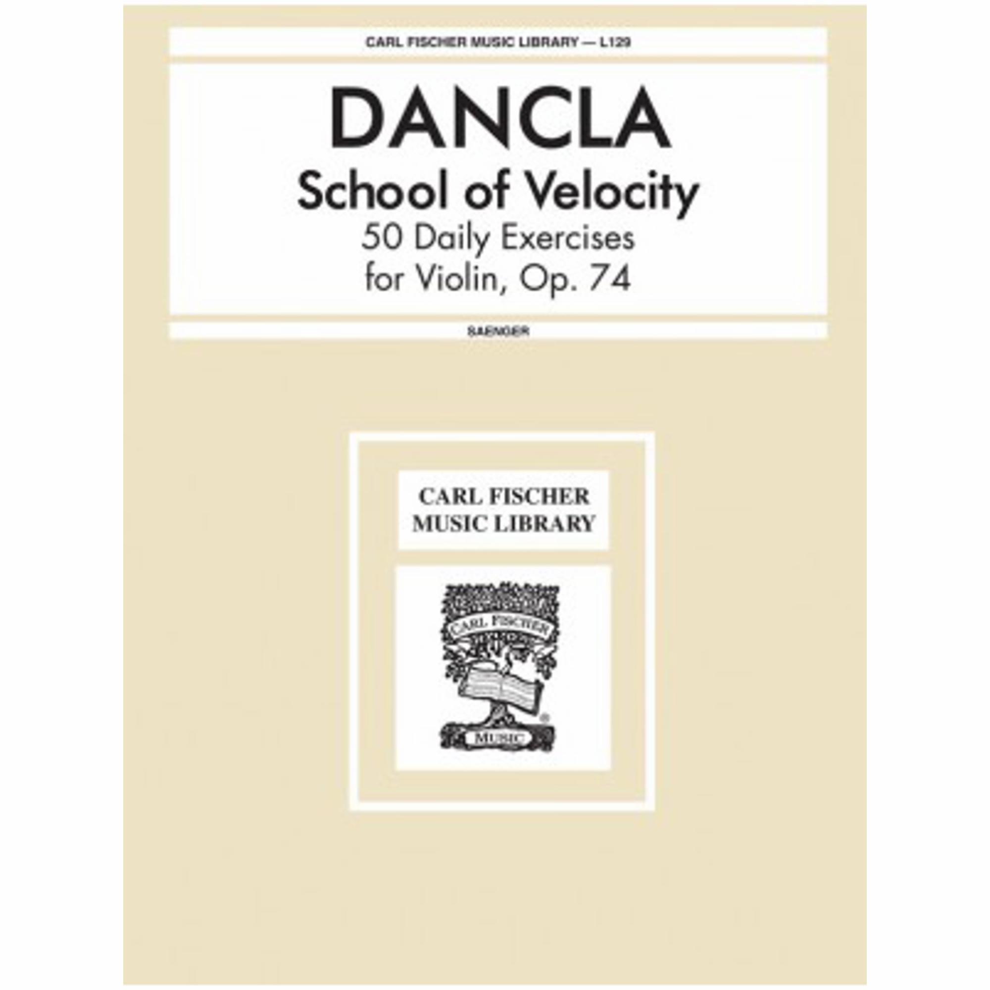Dancla -- School of Velocity, Op. 74 for Violin