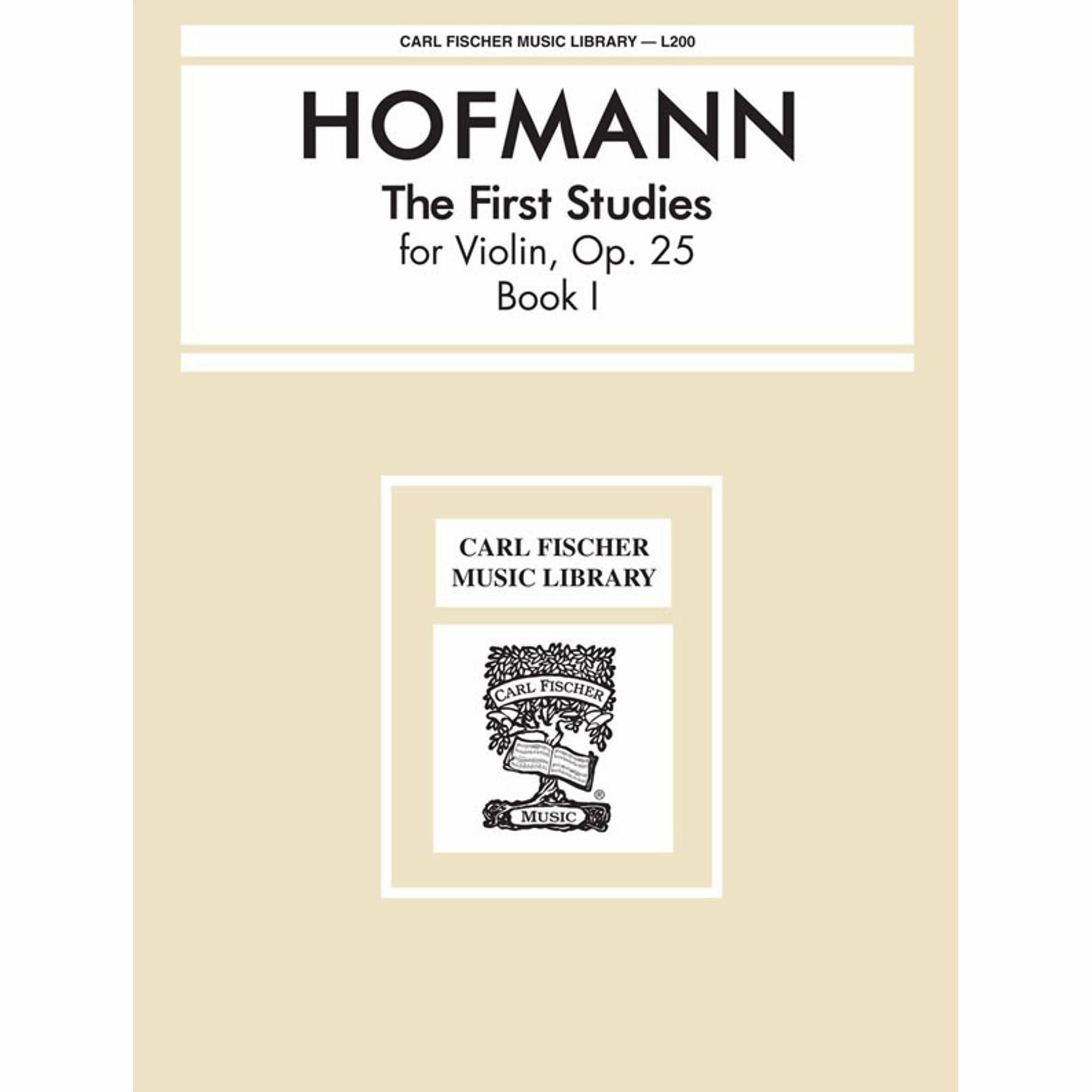 Hoffman -- The First Studies, Op. 25, Book 1, for Violin