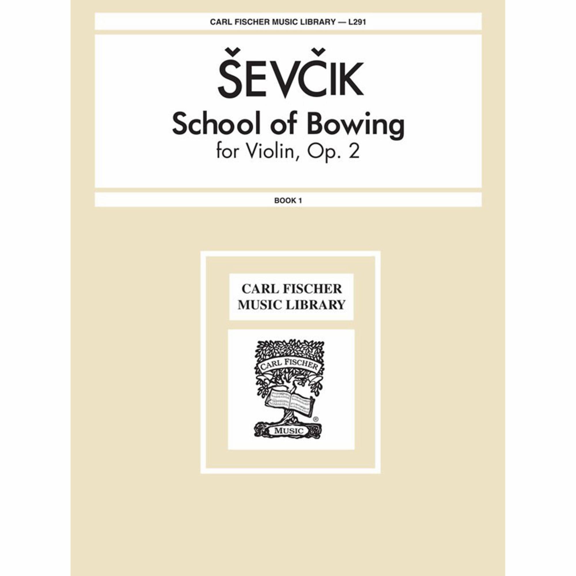 Sevcik -- School of Bowing, Op. 2, Book 1 for Violin