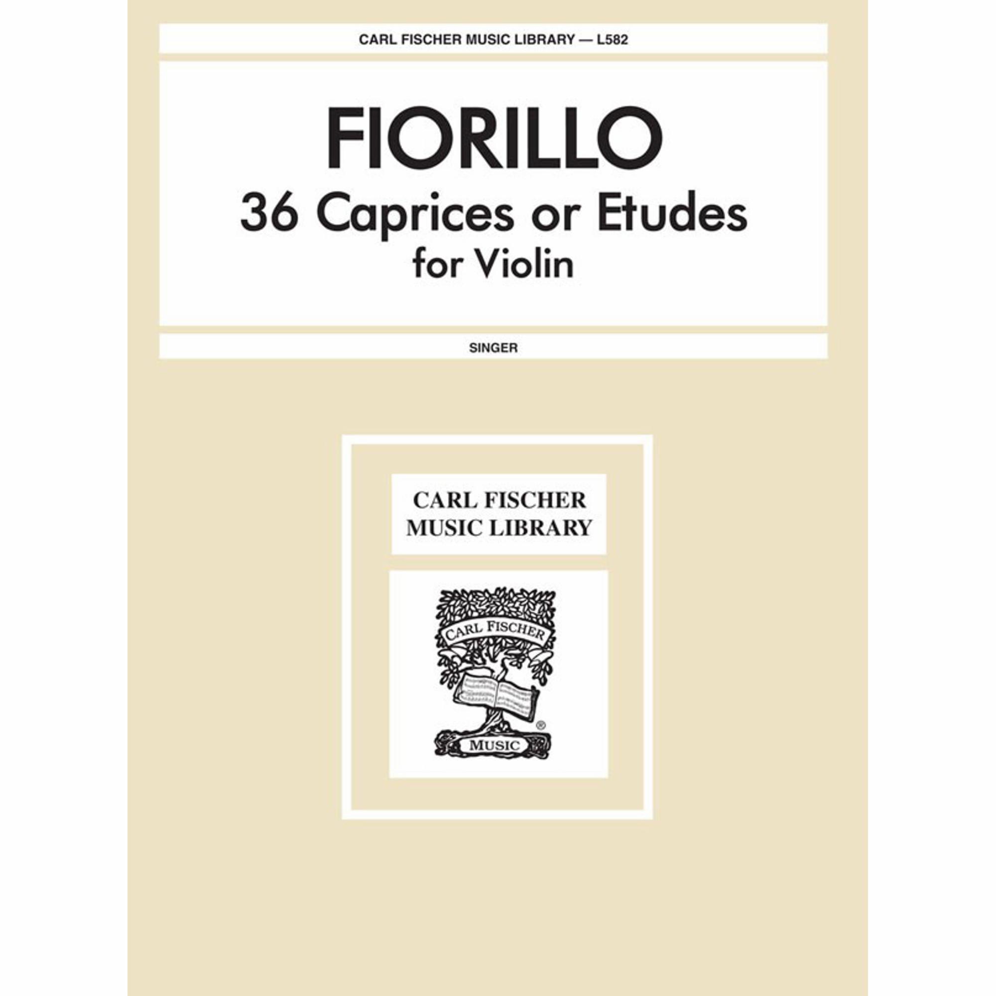 Fiorillo -- 36 Caprices or Etudes for Violin