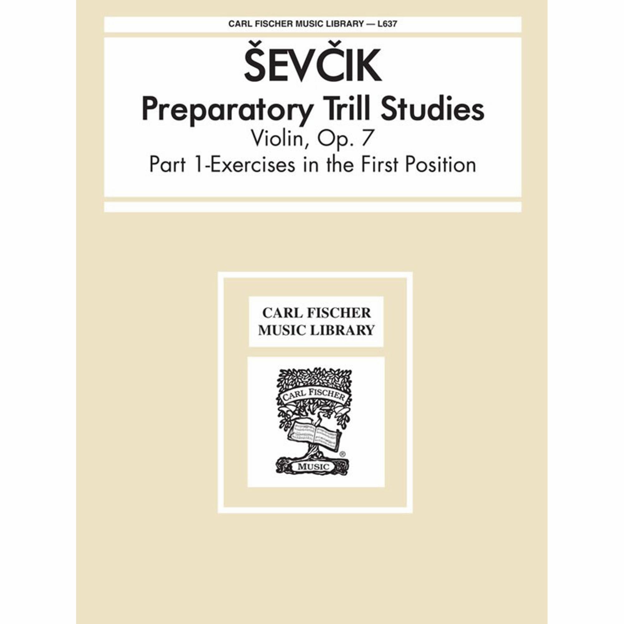 Sevcik -- Preparatory Trill Studies for Violin, Op. 7, Part 1 for Violin
