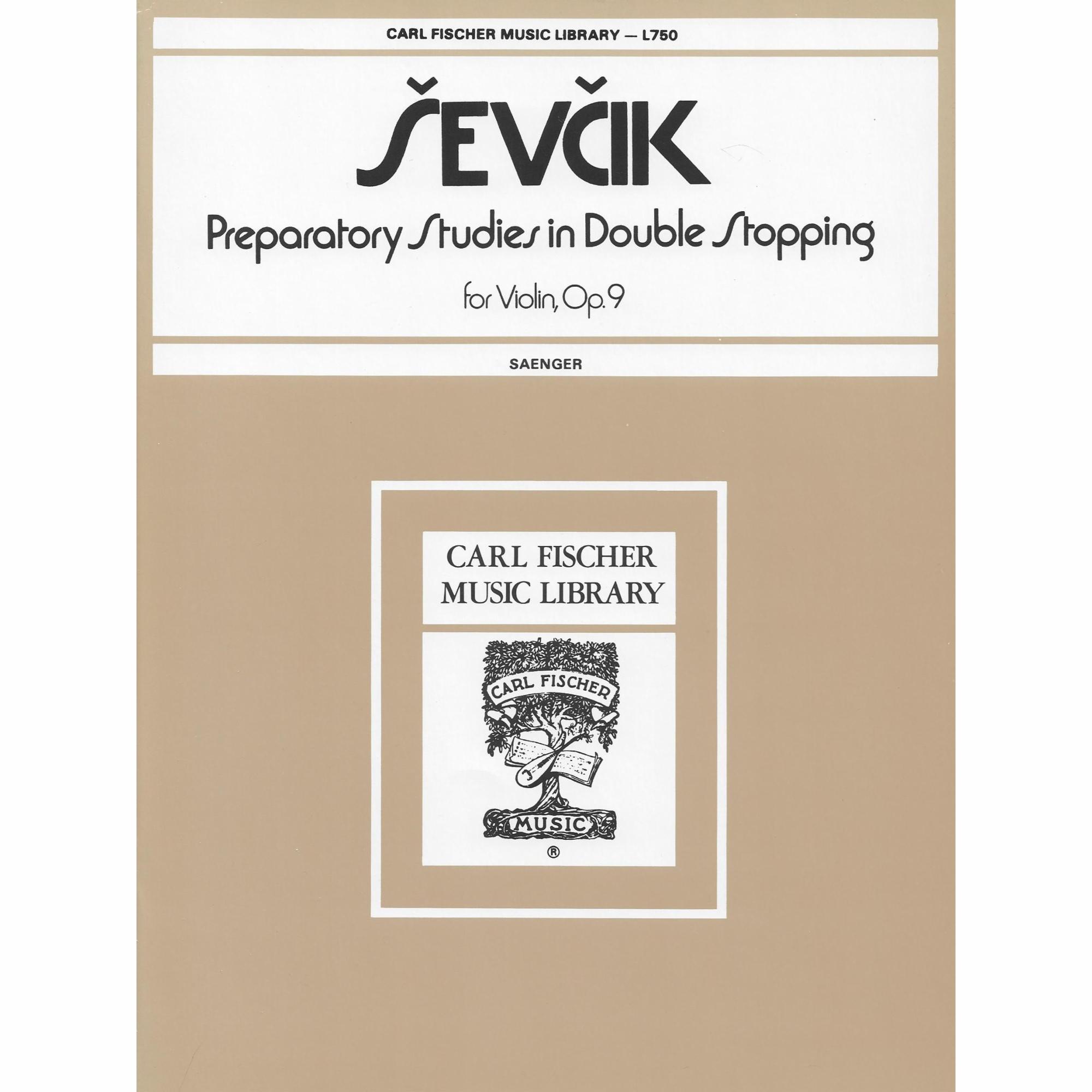 Sevcik -- Preparatory Studies in Double-Stopping, Op. 9 for Violin
