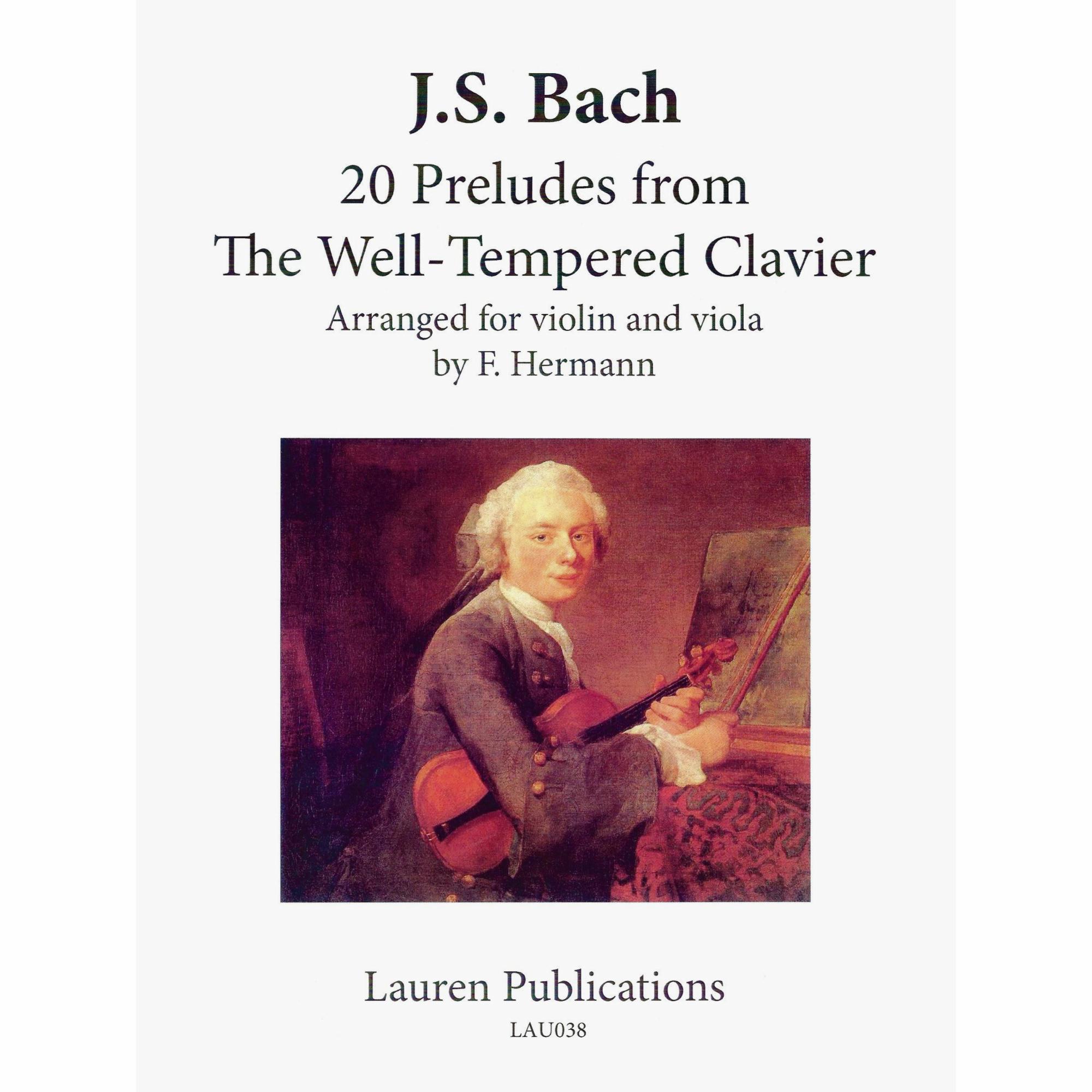 Bach -- 20 Preludes from The Well-Tempered Clavier for Violin and Viola
