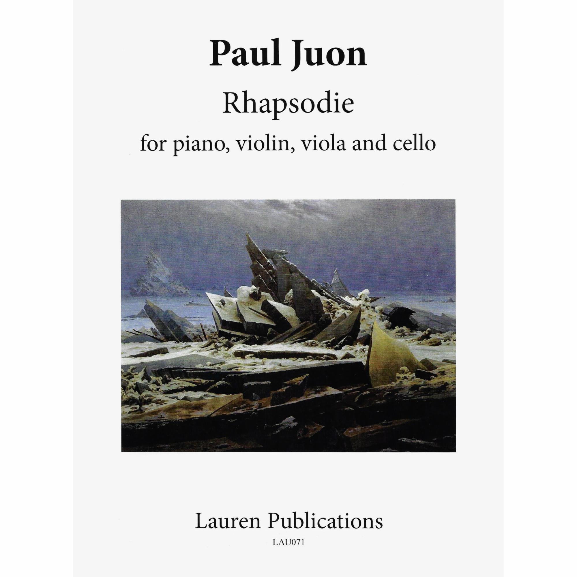 Juon -- Rhapsodie, Op. 37 for Piano Quartet