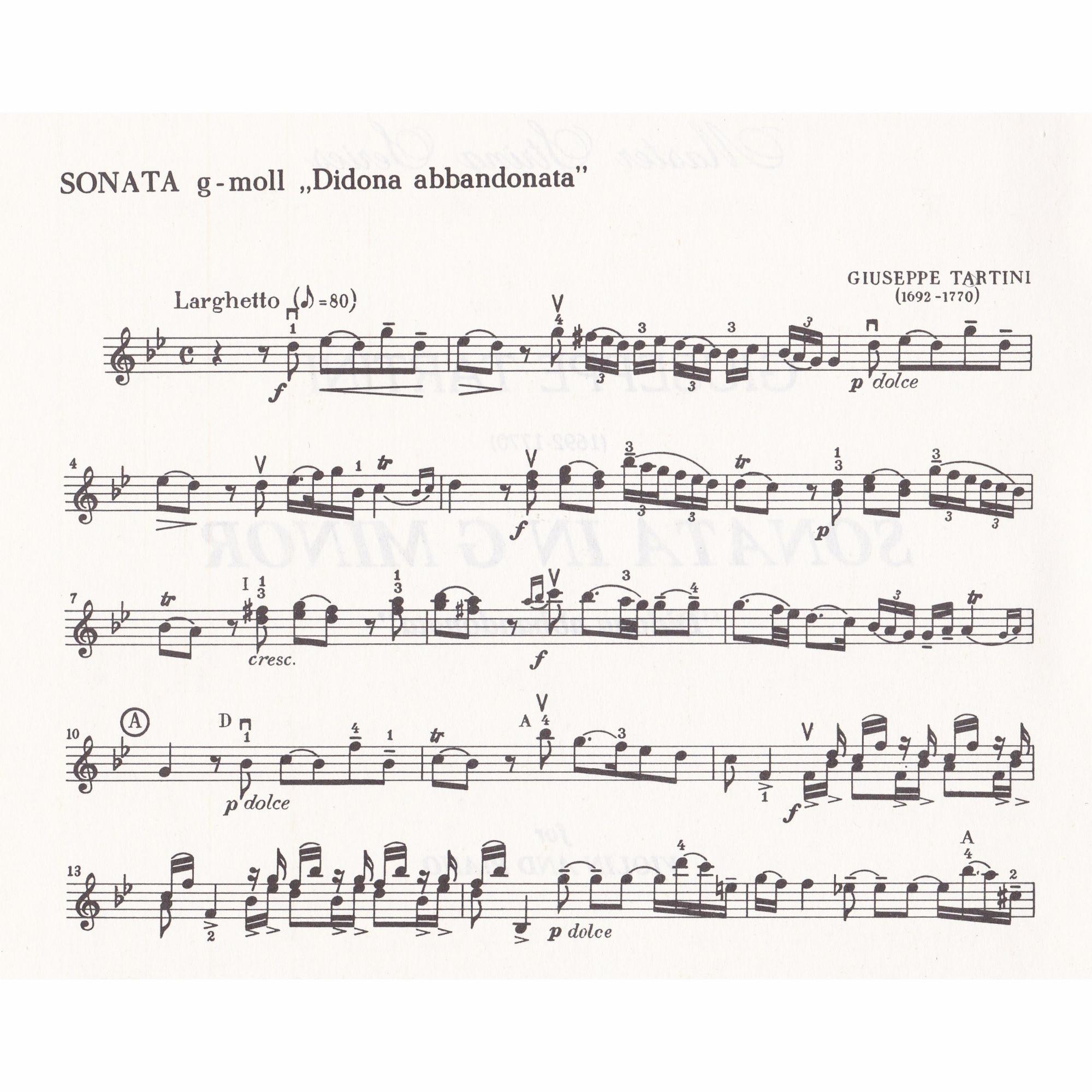 Violin Sonata No. 10 in G Minor 