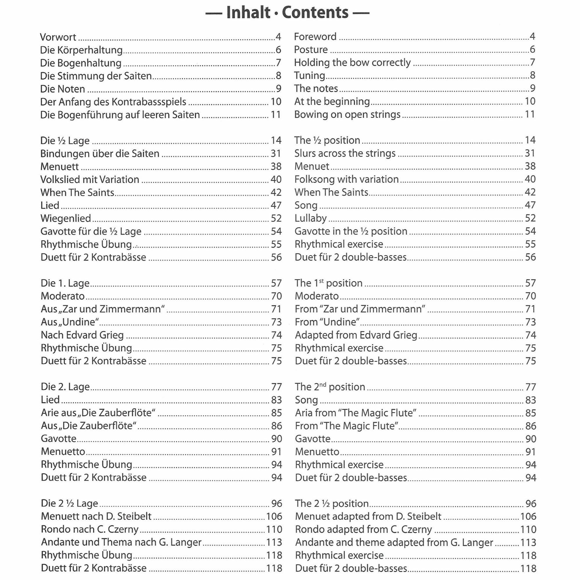 Vol. 1, Contents