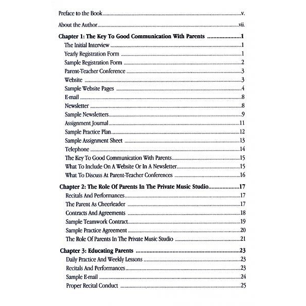 Table of contents - Page 1