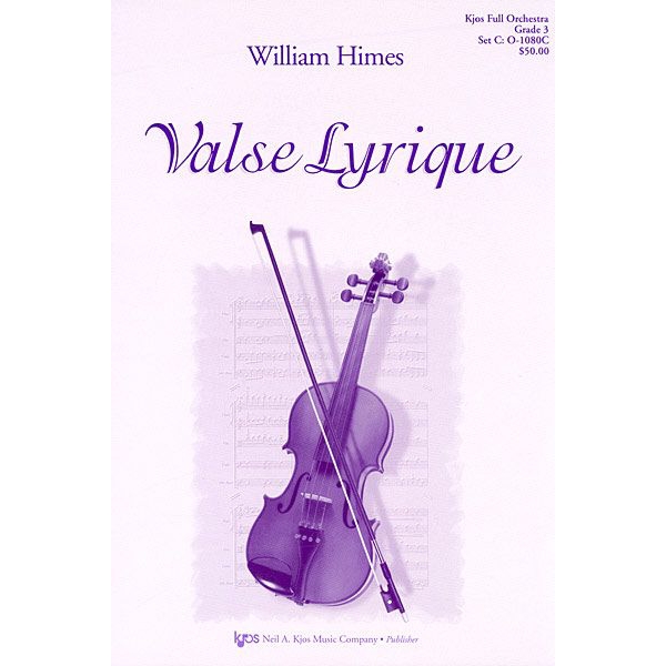 Valse Lyrique for Full Orchestra  (Grade 3)