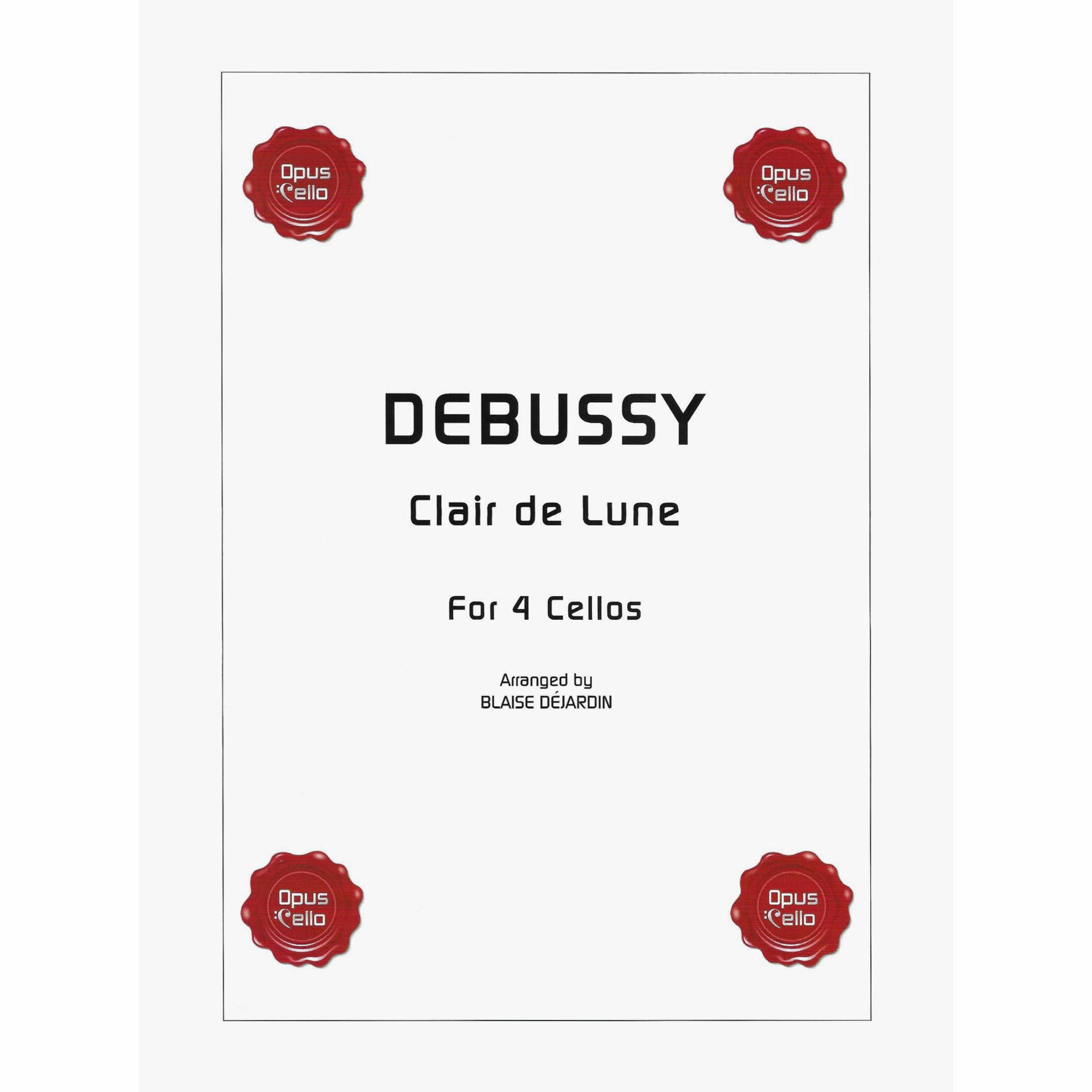 Debussy -- Claire de Lune for Four Cellos