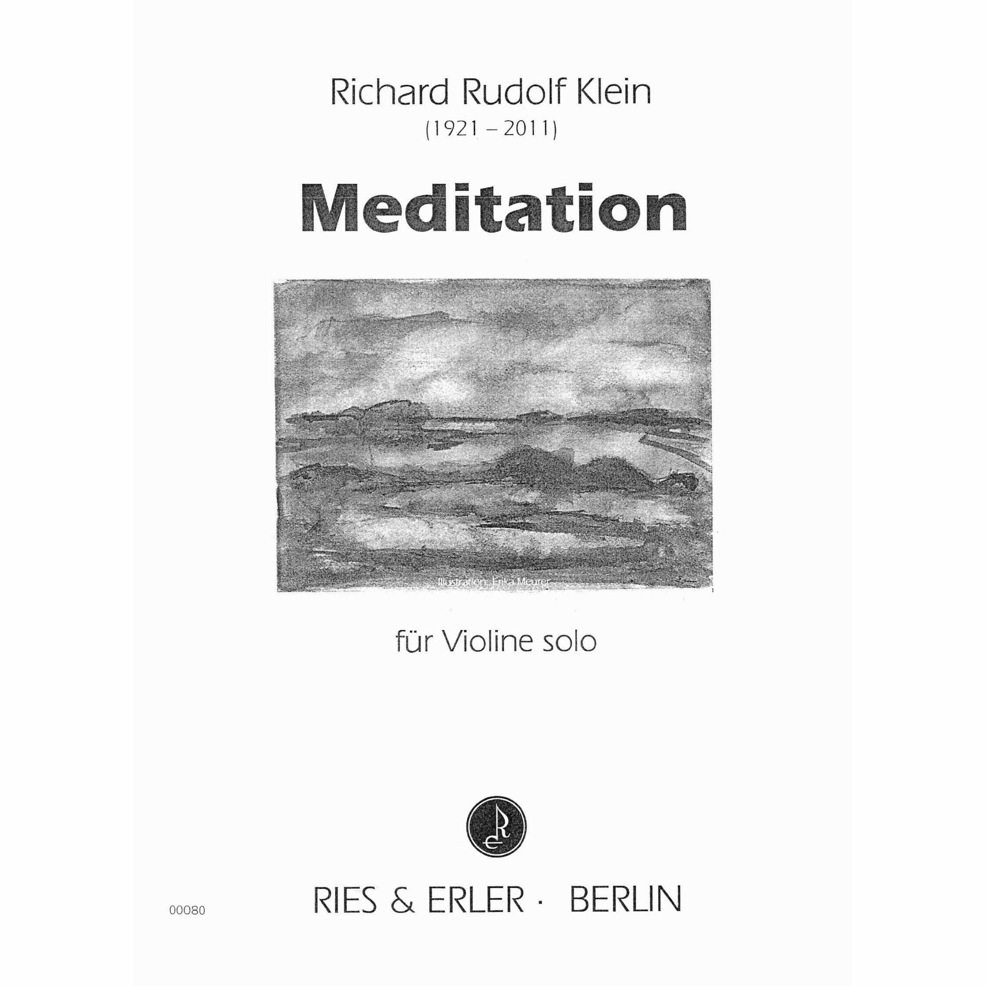 Klein -- Meditation for Solo Violin