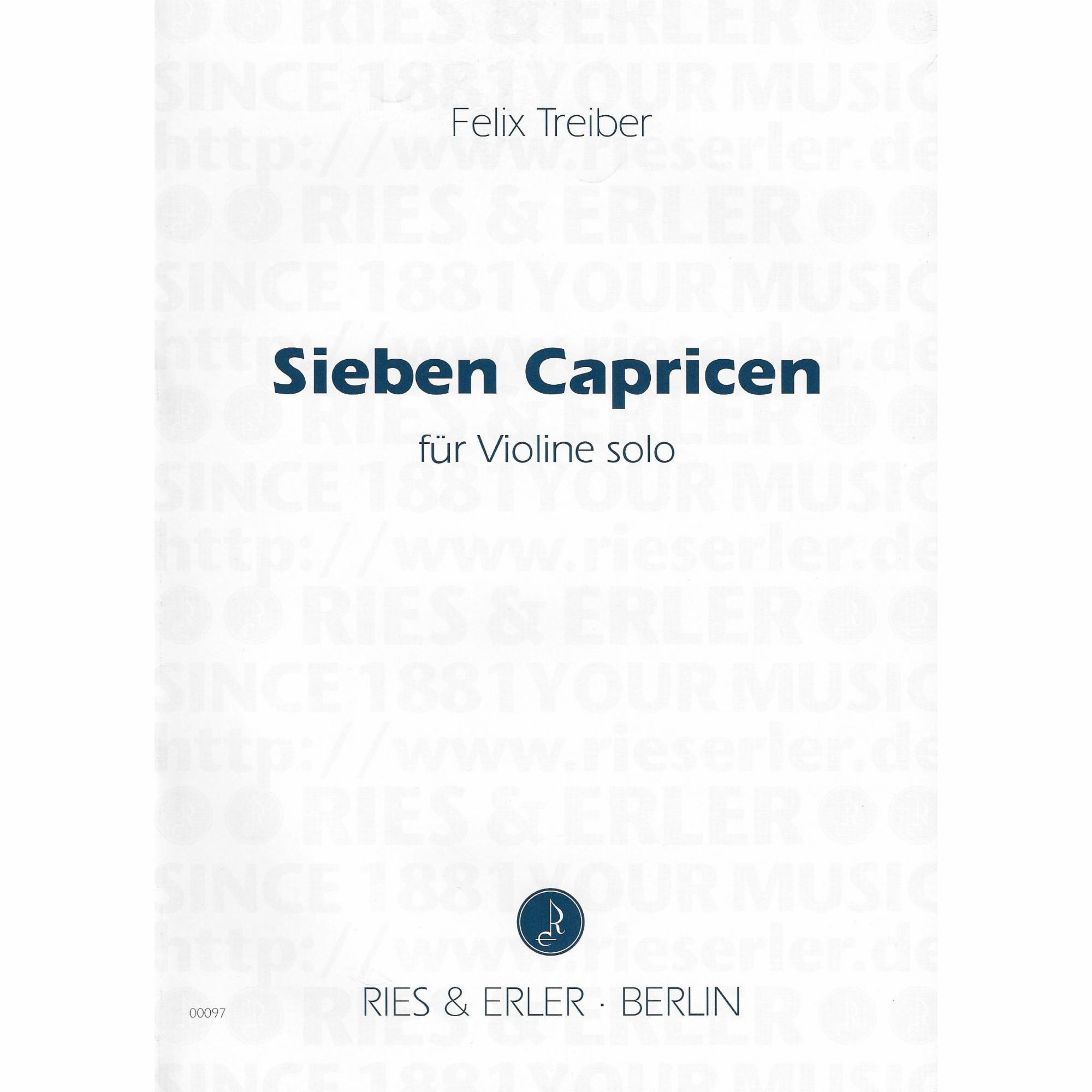 Treiber -- Seven Caprices for Violin Solo