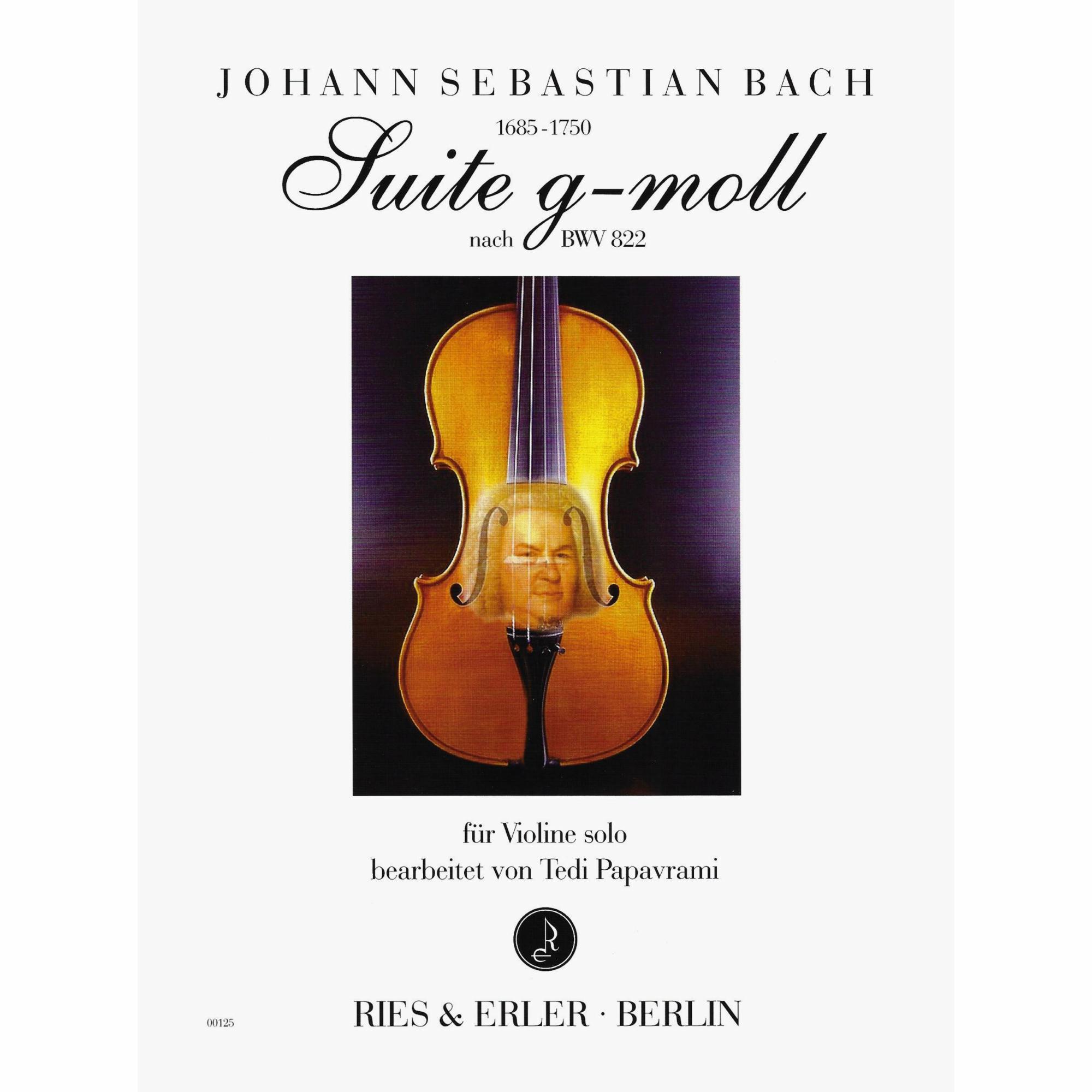 Bach -- Suite in G Minor, after BWV 822 for Solo Violin