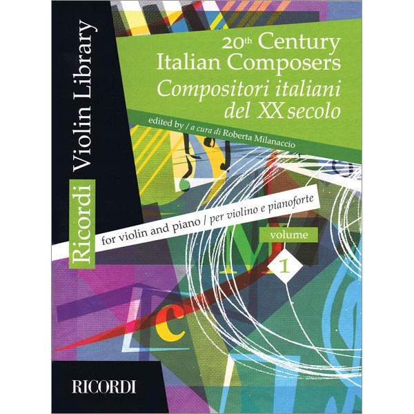 20th Century Italian Composers for Violin and Piano (Volume 1)