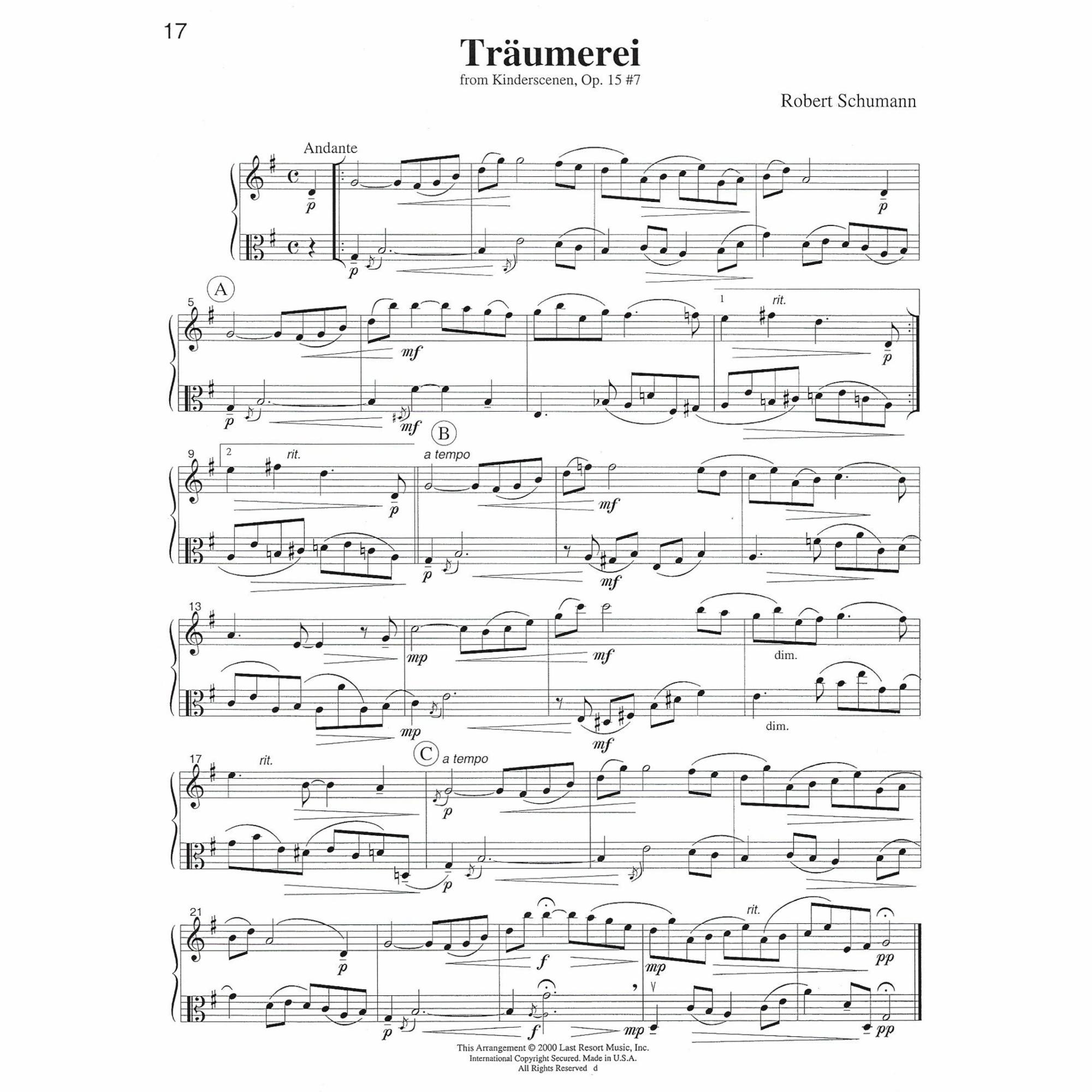 Sample: Violin and Viola (Pg. 17)