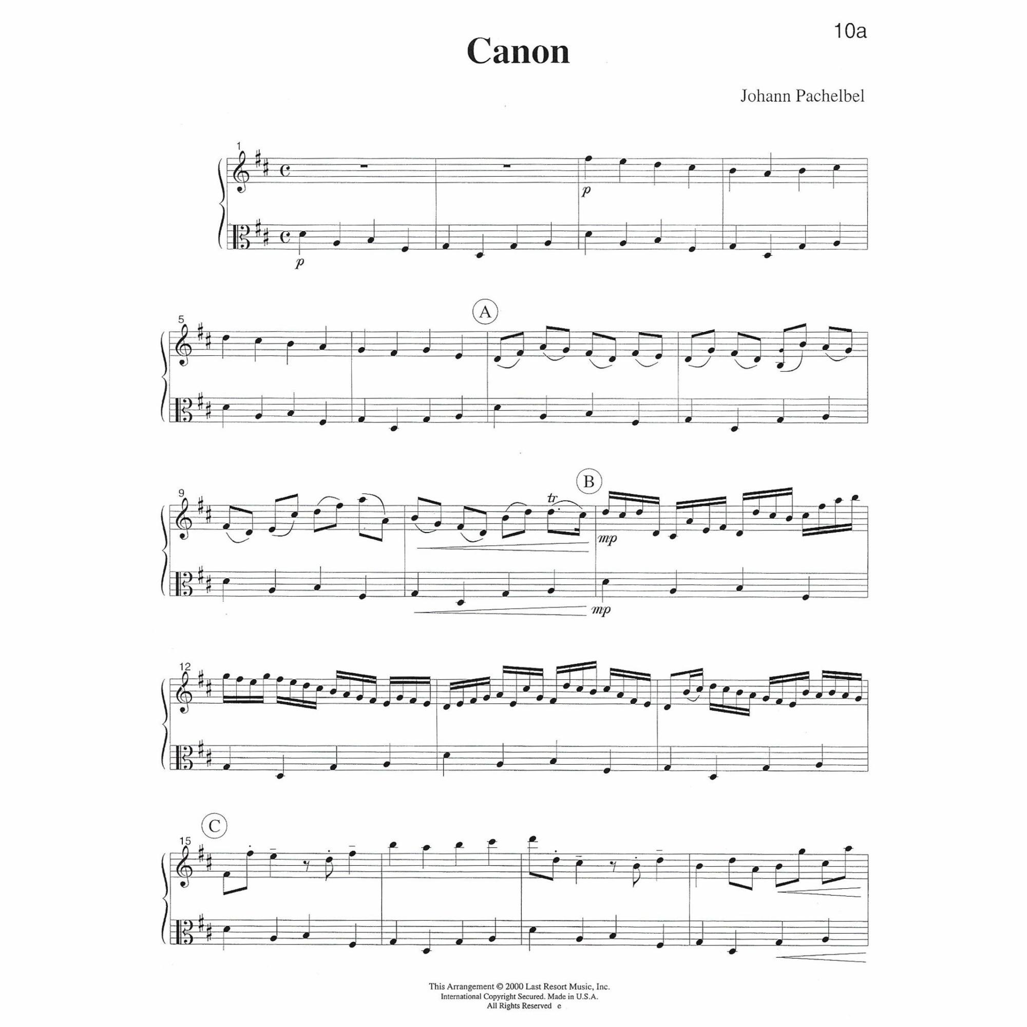 Sample: Violin and Viola (Pg. 10a)