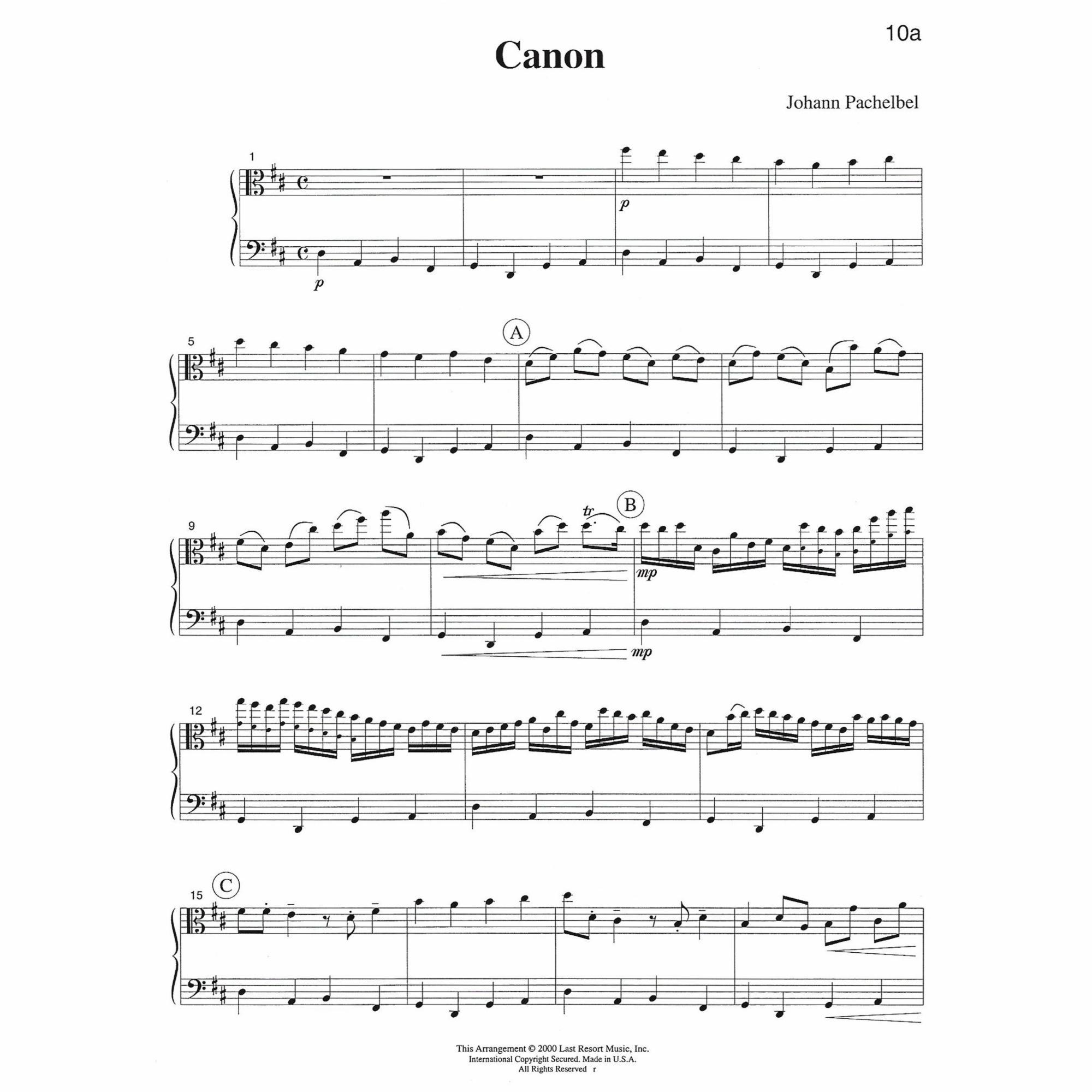 Sample: Viola and Cello (Pg. 10a)
