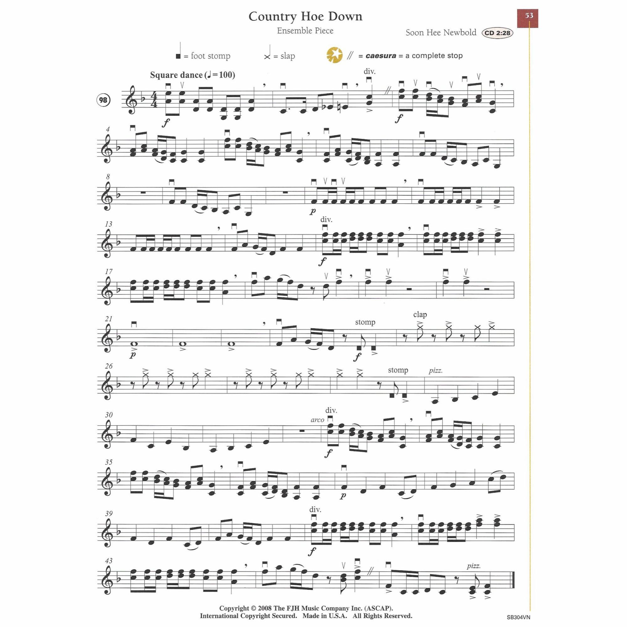 Sample: Violin (Pg. 53)