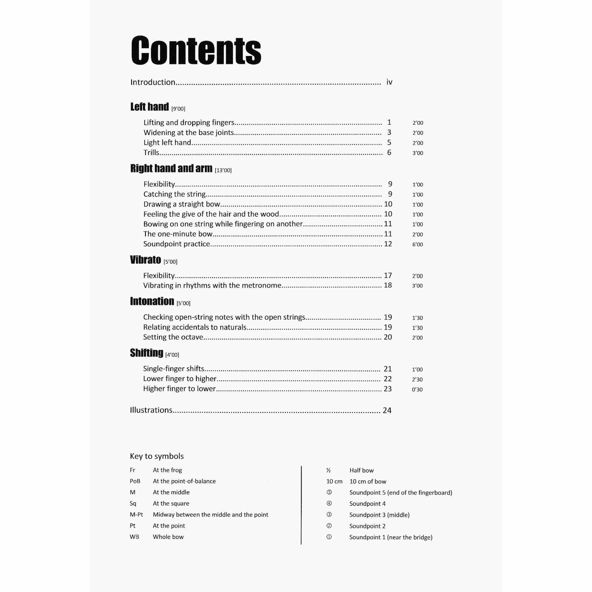 Sample: Book, Contents