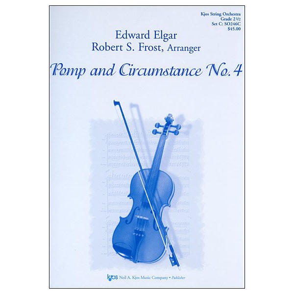 Pomp and Circumstance No. 4 for String Orchestra (Grade 2.5)