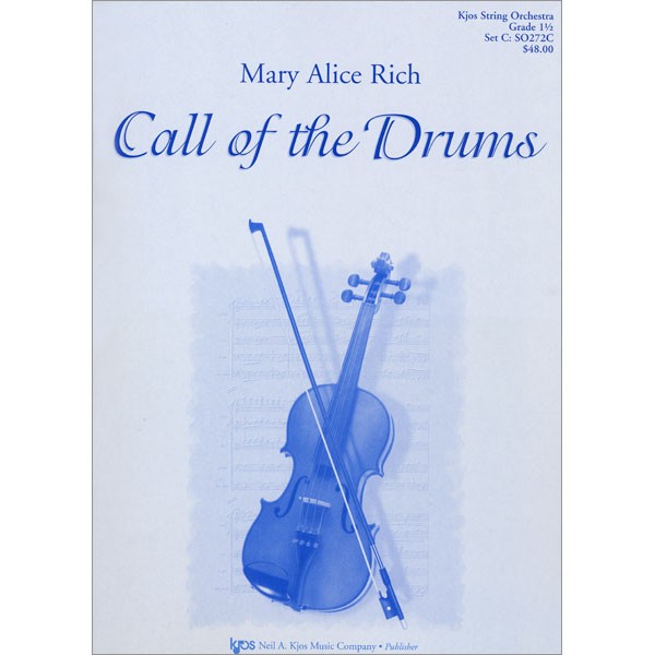 Call of the Drums for String Orchestra (Grade 1.5)