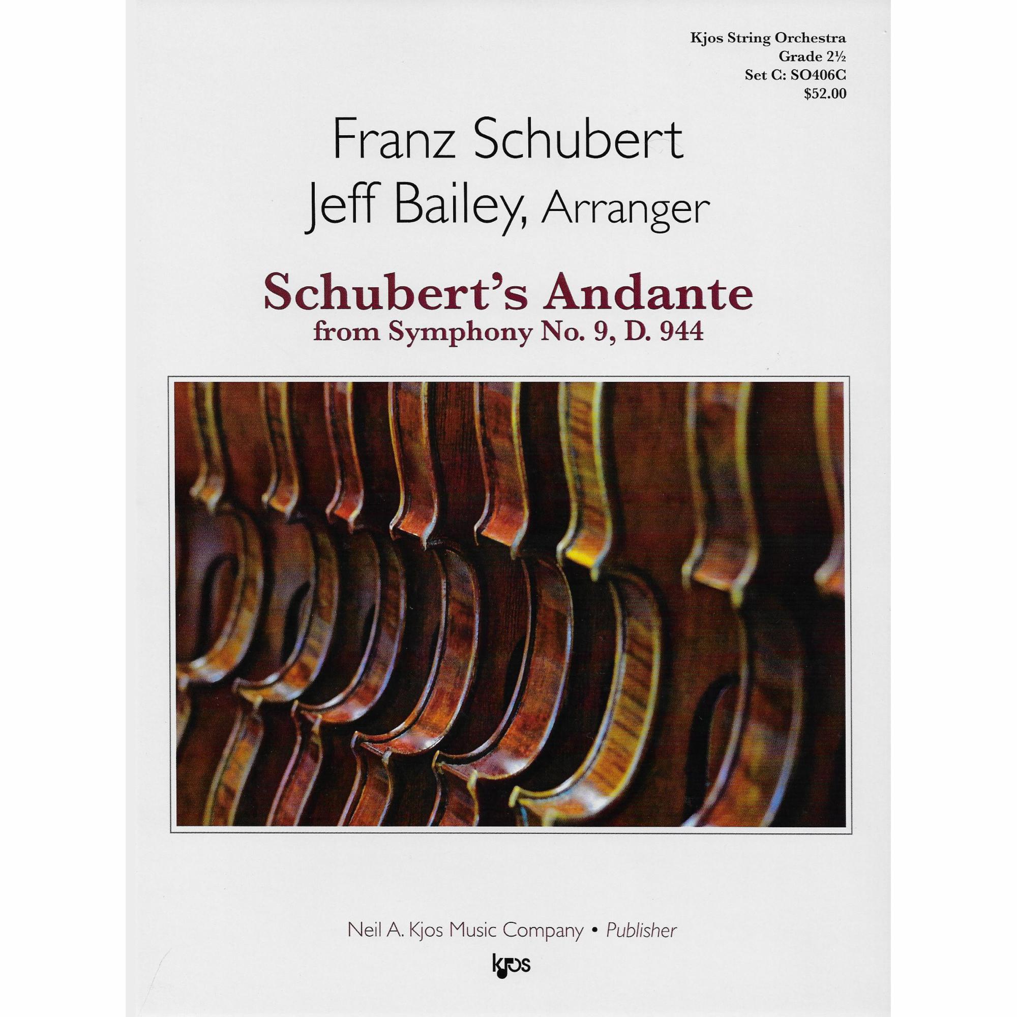 Schubert's Andante for String Orchestra