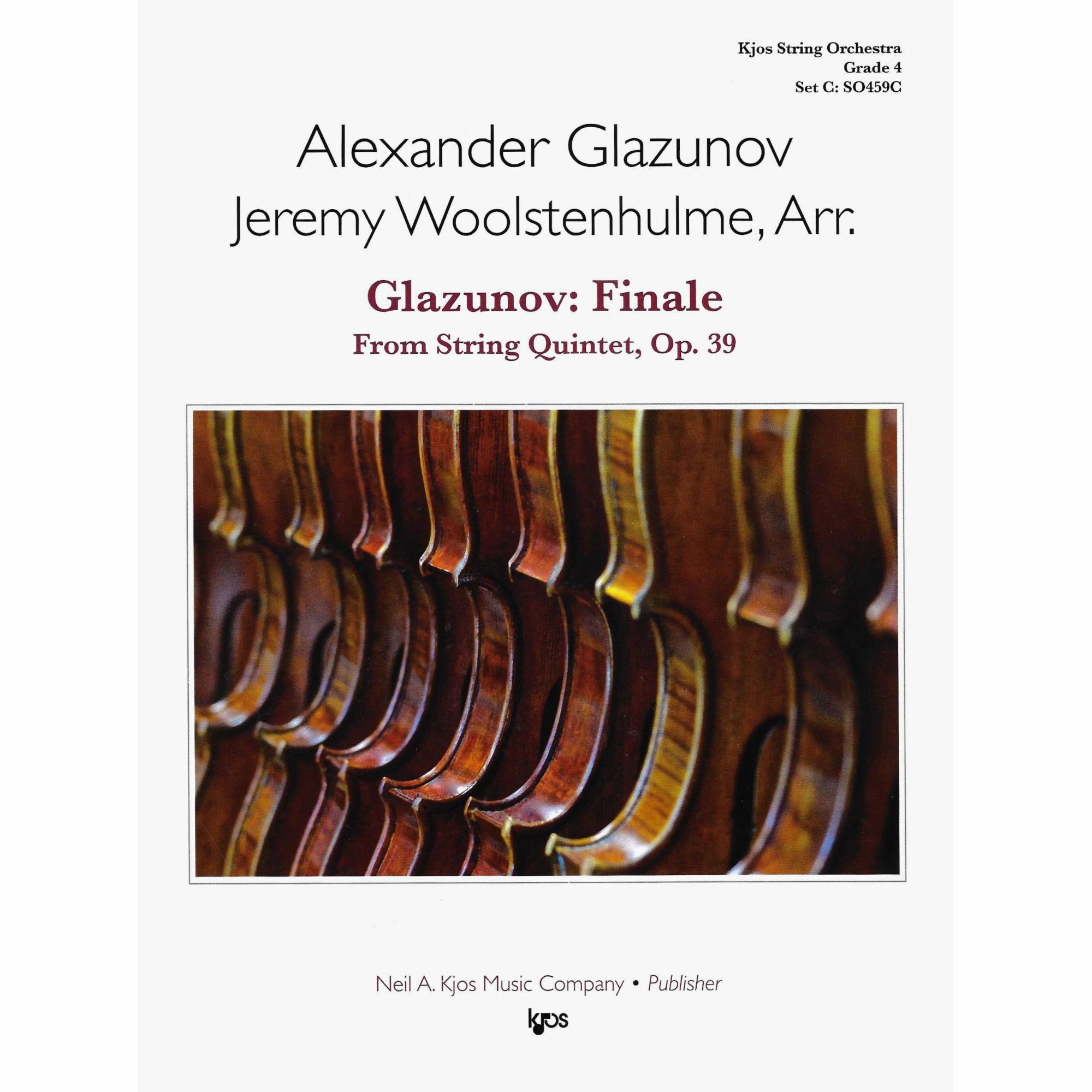Glazunov -- Finale, from String Quintet, Op. 39 for String Orchestra