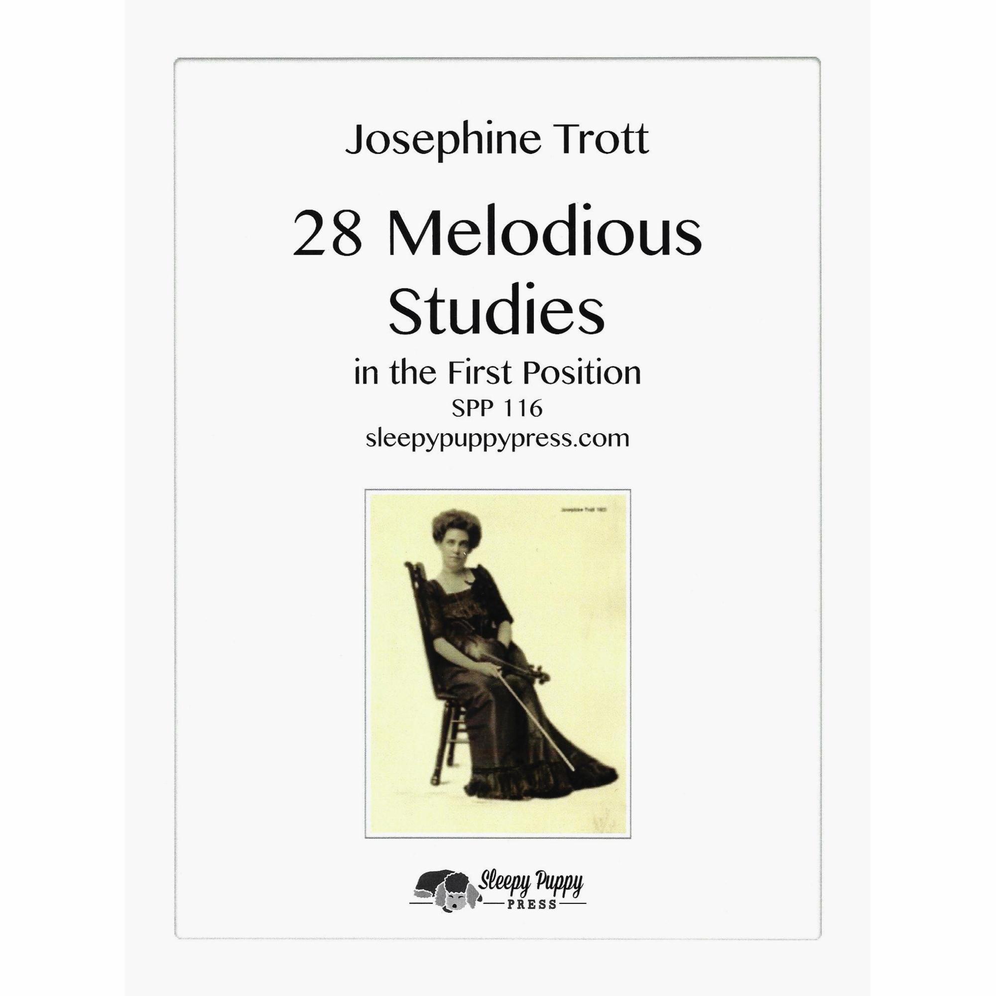 Trott -- 28 Melodious Studies in the First Position for Two Violins