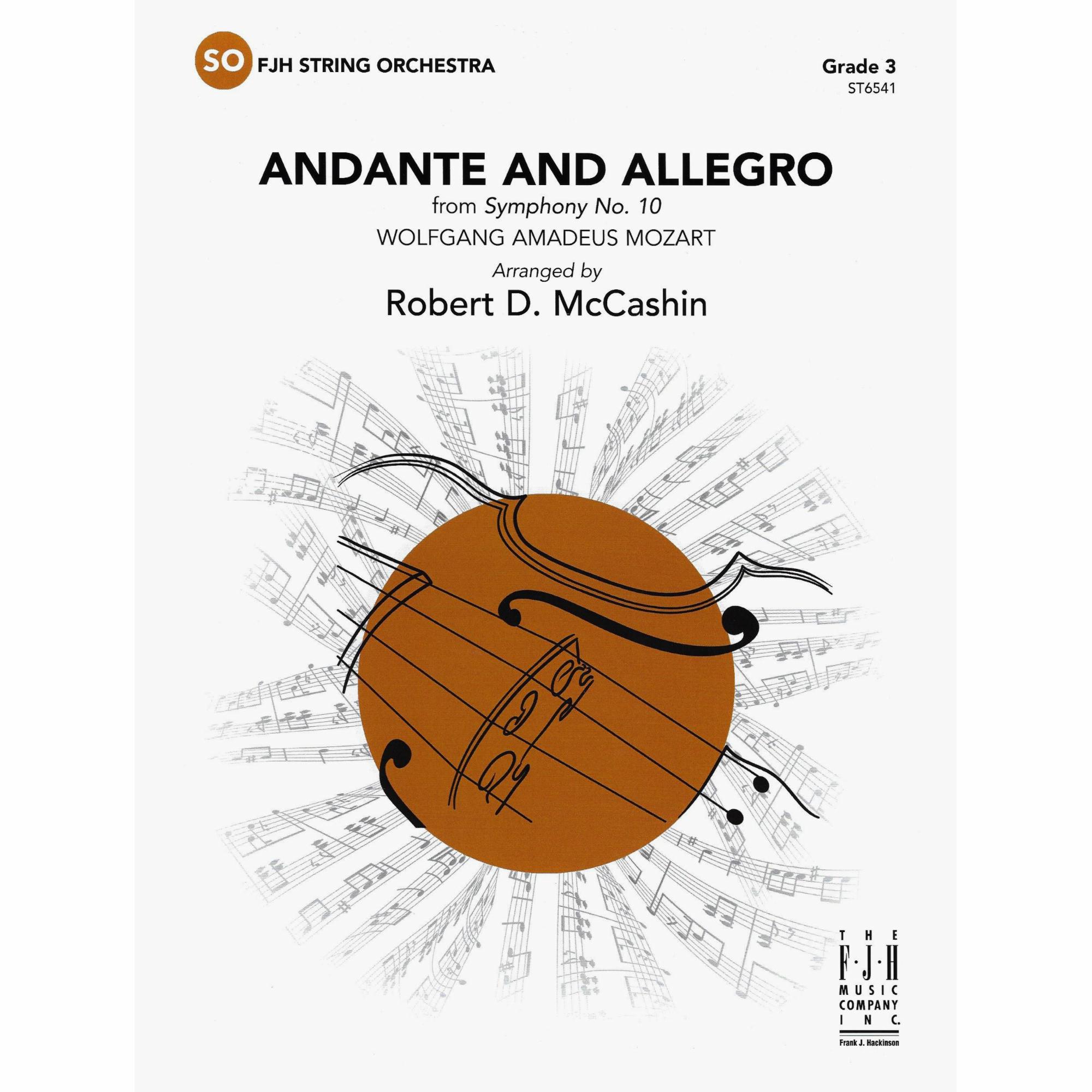 Mozart -- Andante and Allegro, from Symphony No. 3 for String Orchestra