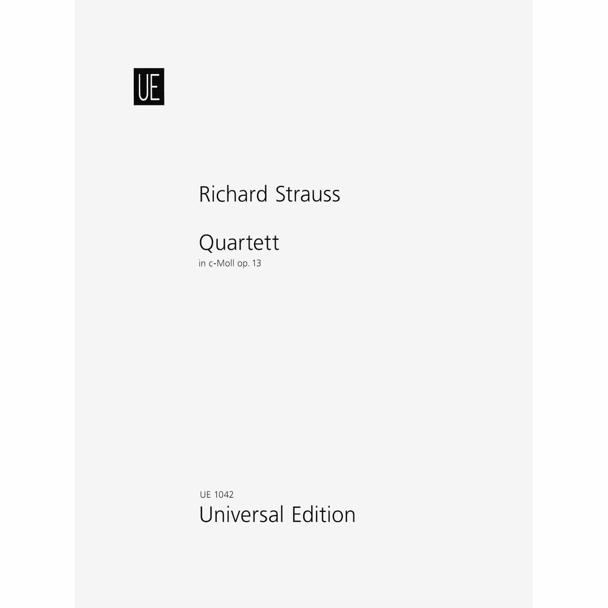 Strauss -- Piano Quartet in C Minor, Op. 13