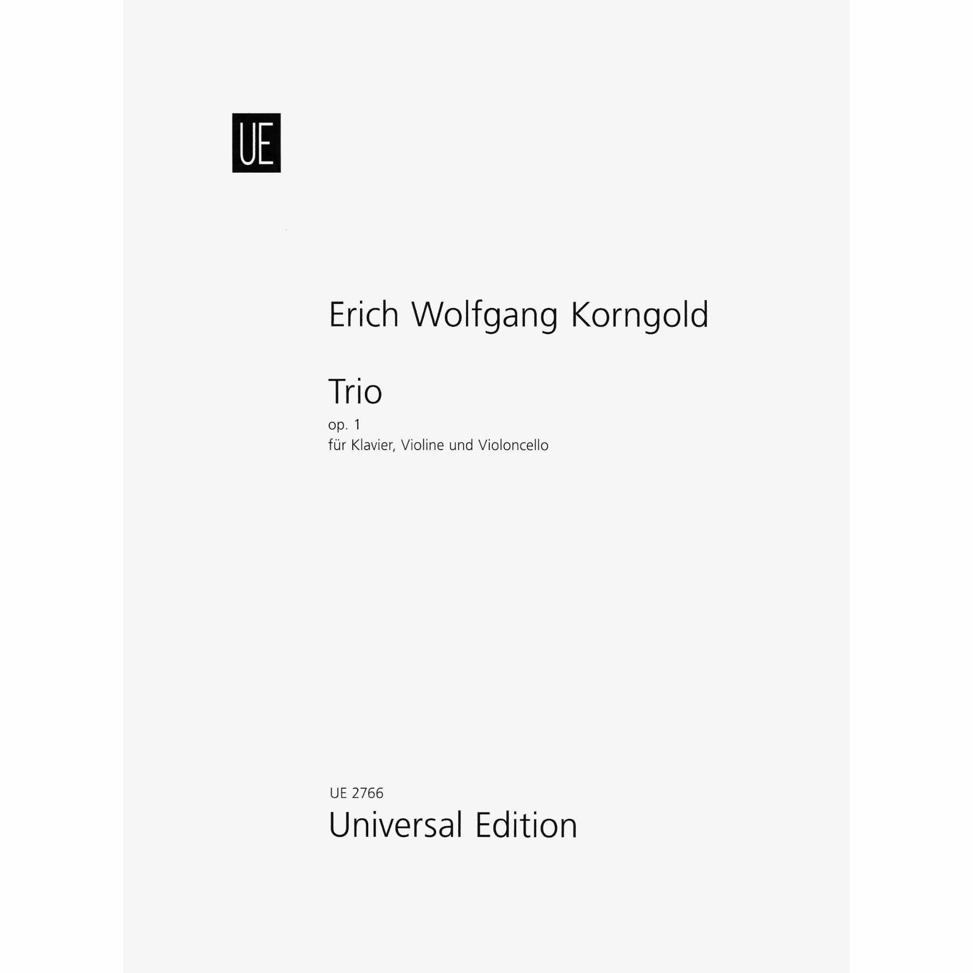 Korngold -- Piano Trio, Op. 1