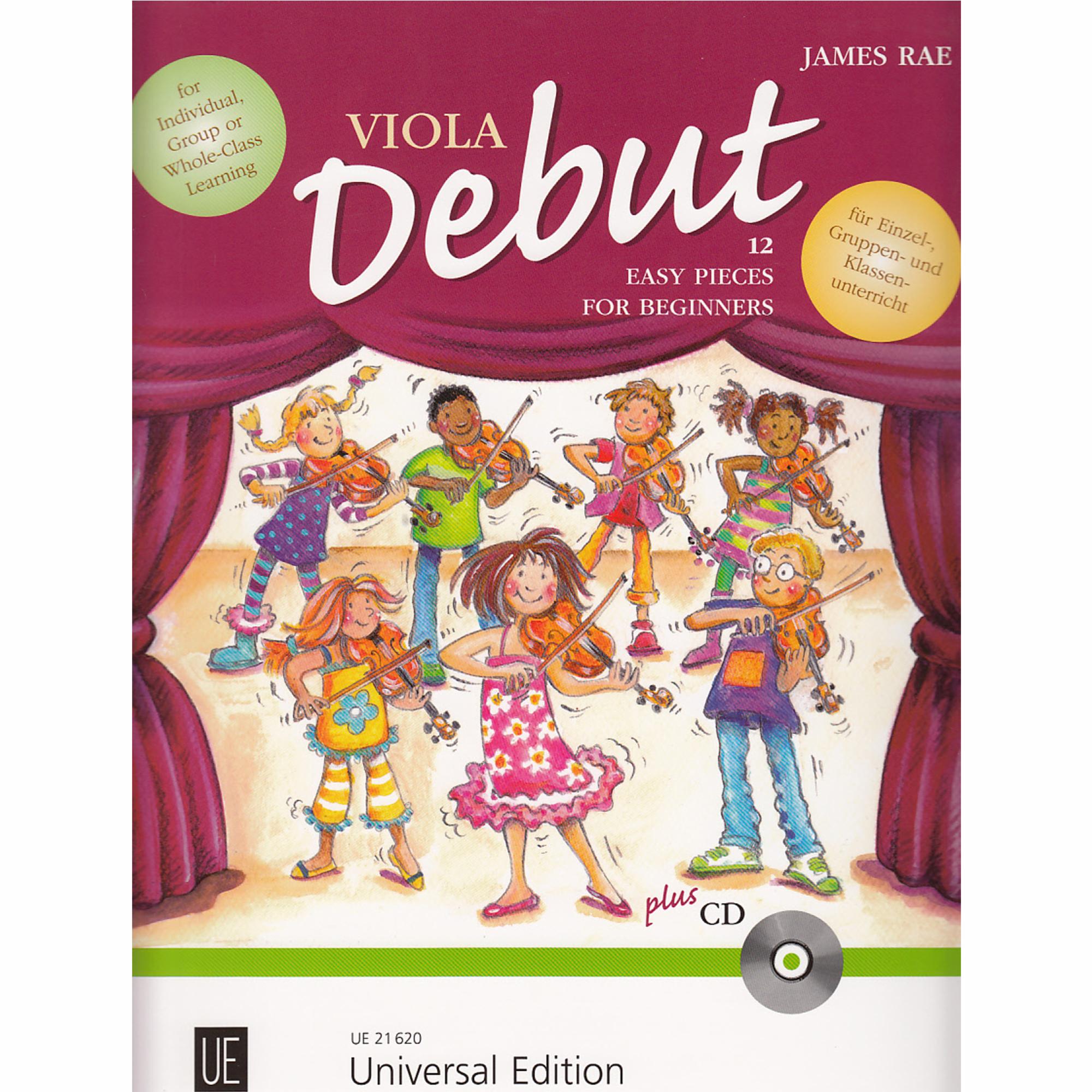 Violin/Viola Debut: 12 Easy Pieces for Beginners