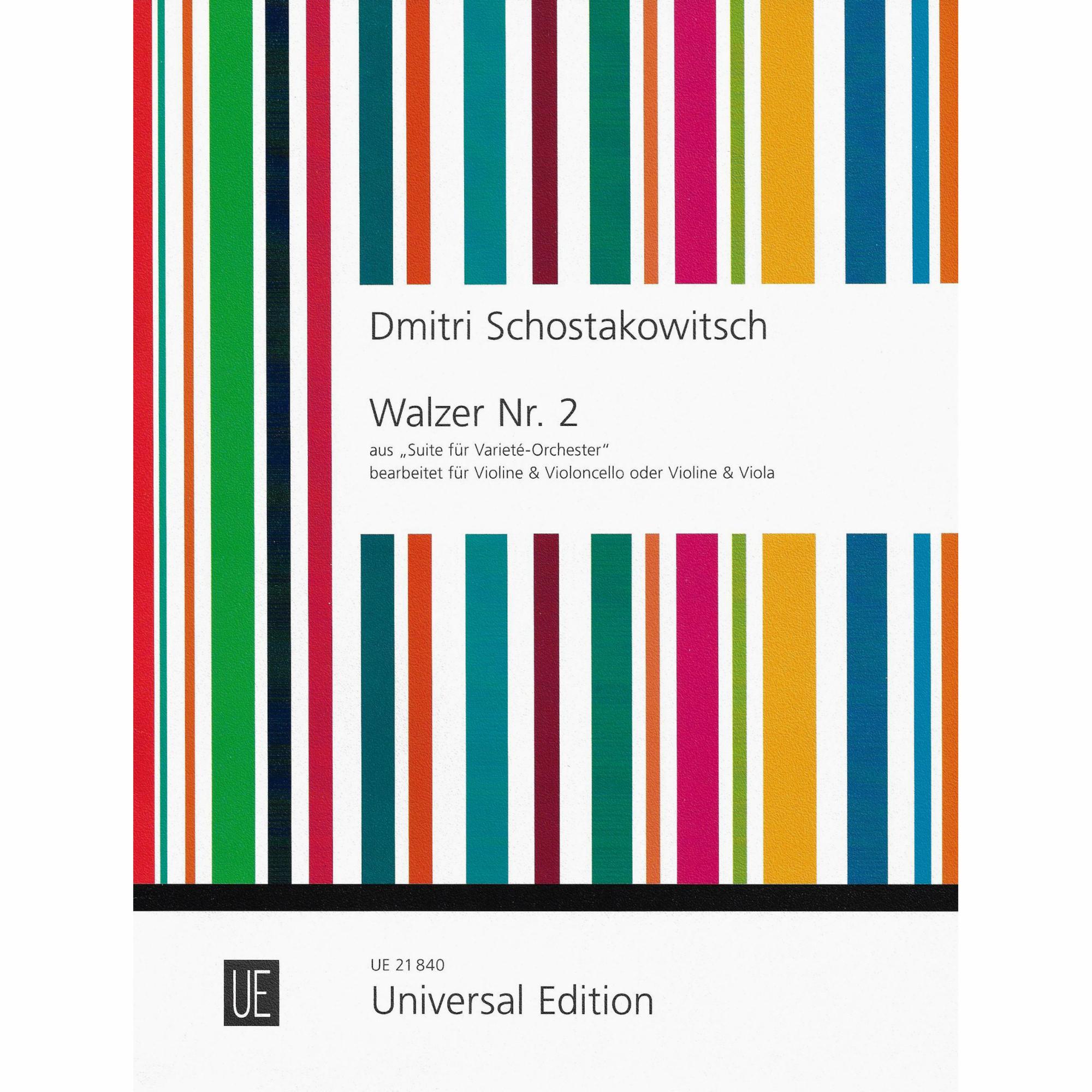 Shostakovich -- Waltz No. 2 for String Duo