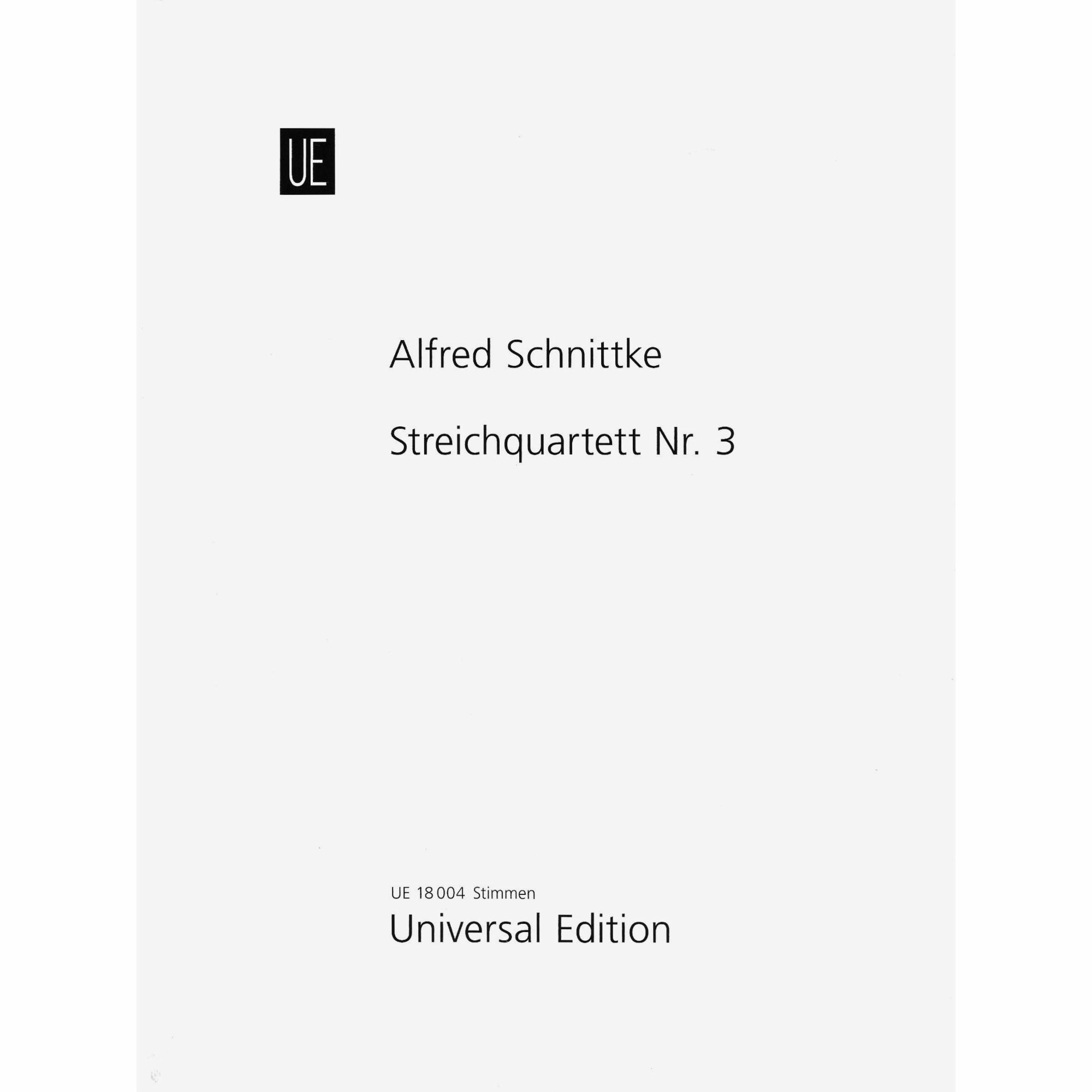 Schnittke -- String Quartet No. 3