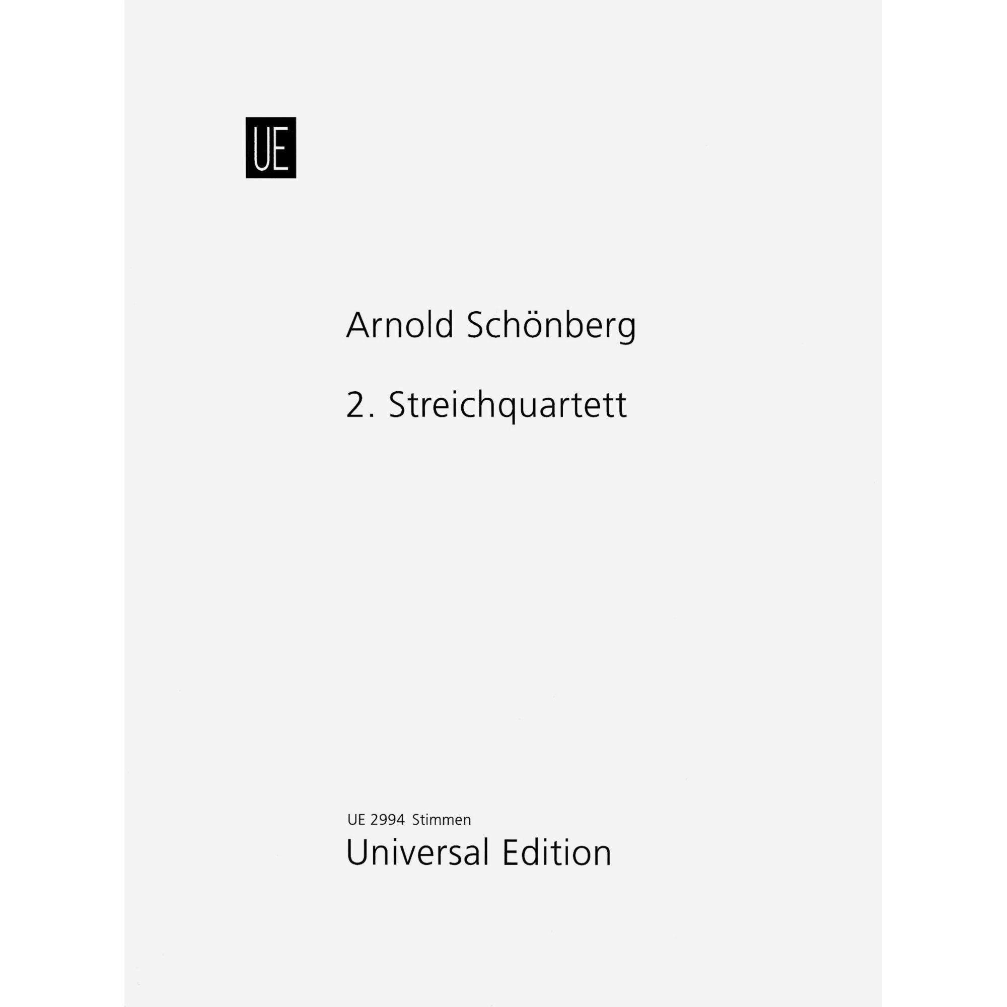 Schoenberg -- String Quartet No. 2, Op. 10