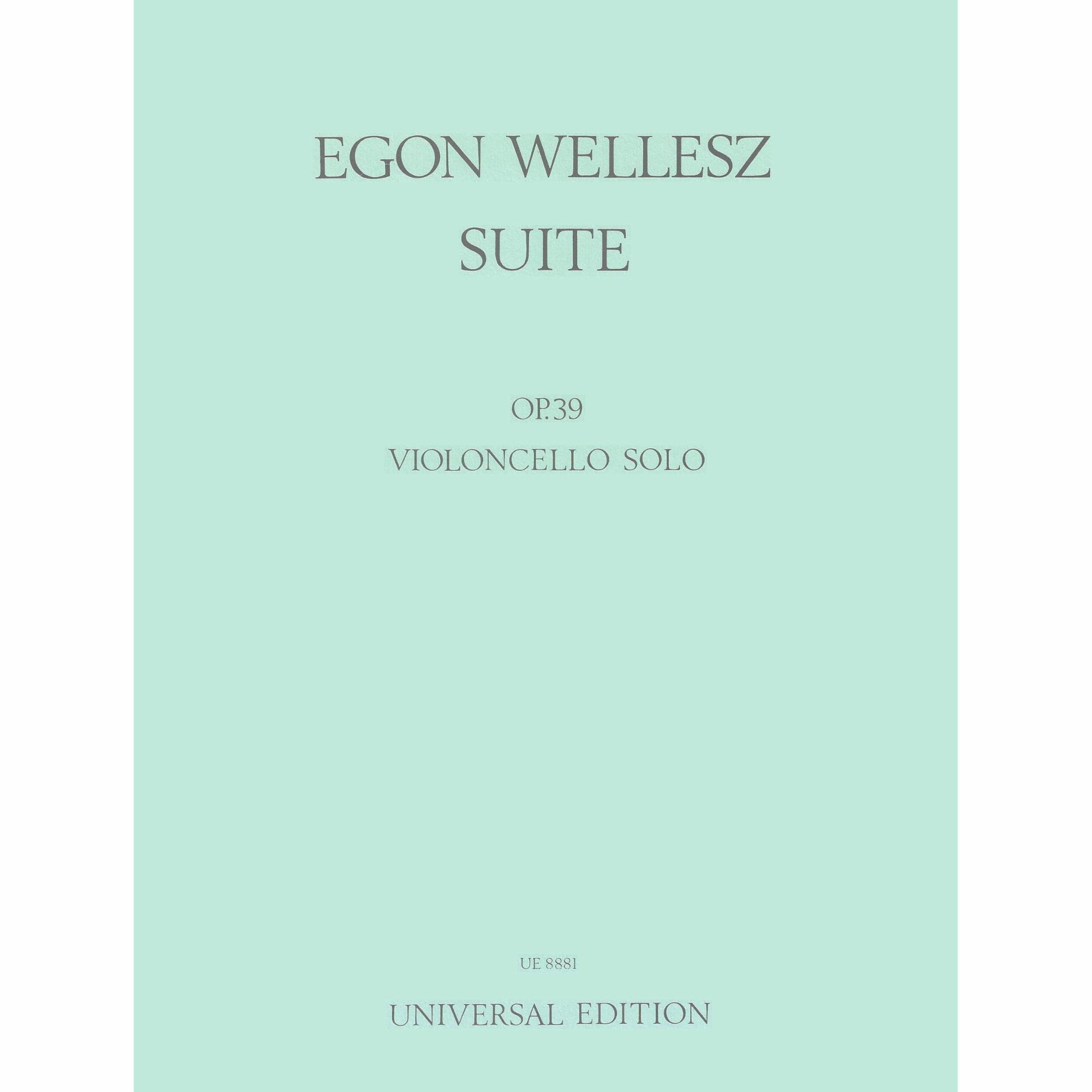 Wellesz -- Suite, Op. 39 for Solo Cello