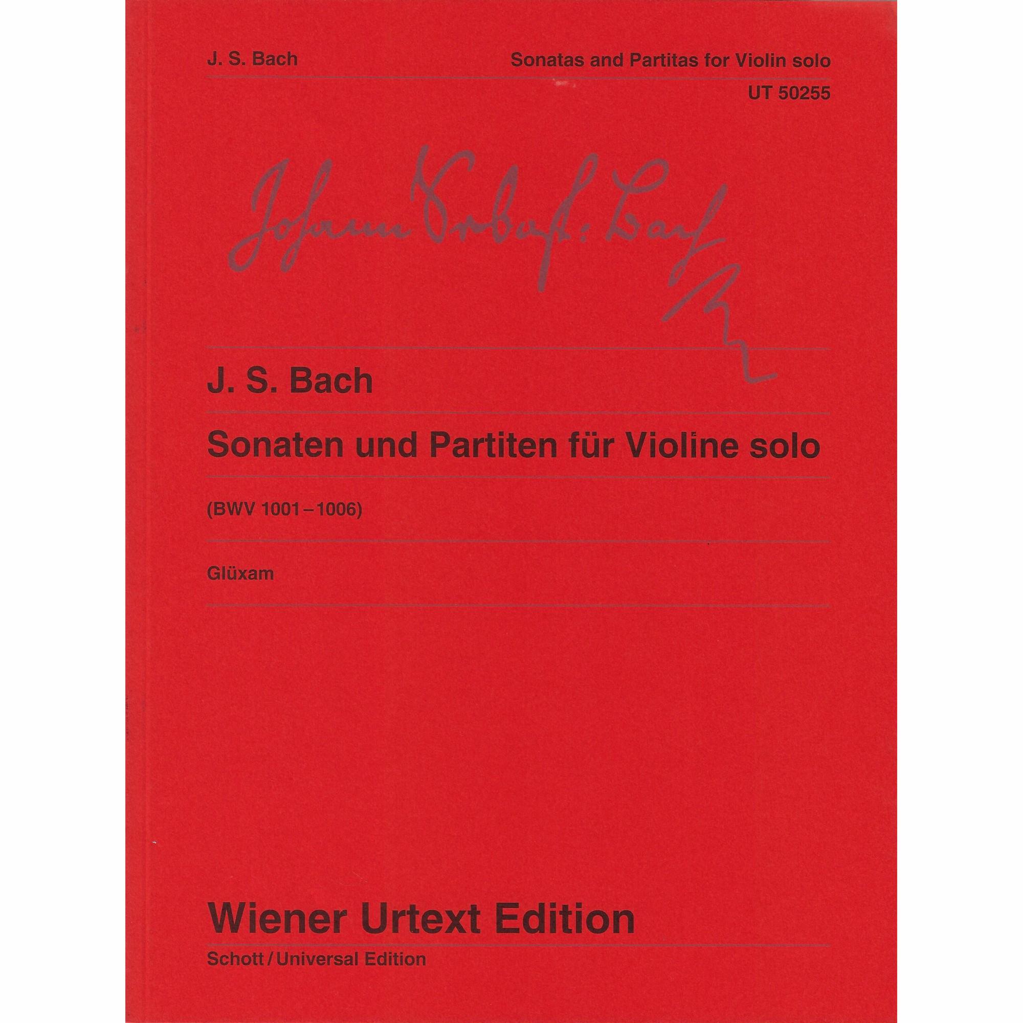 Bach -- Sonatas and Partitas, BWV 1001-1006 for Solo Violin