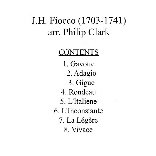 Table Of Contents